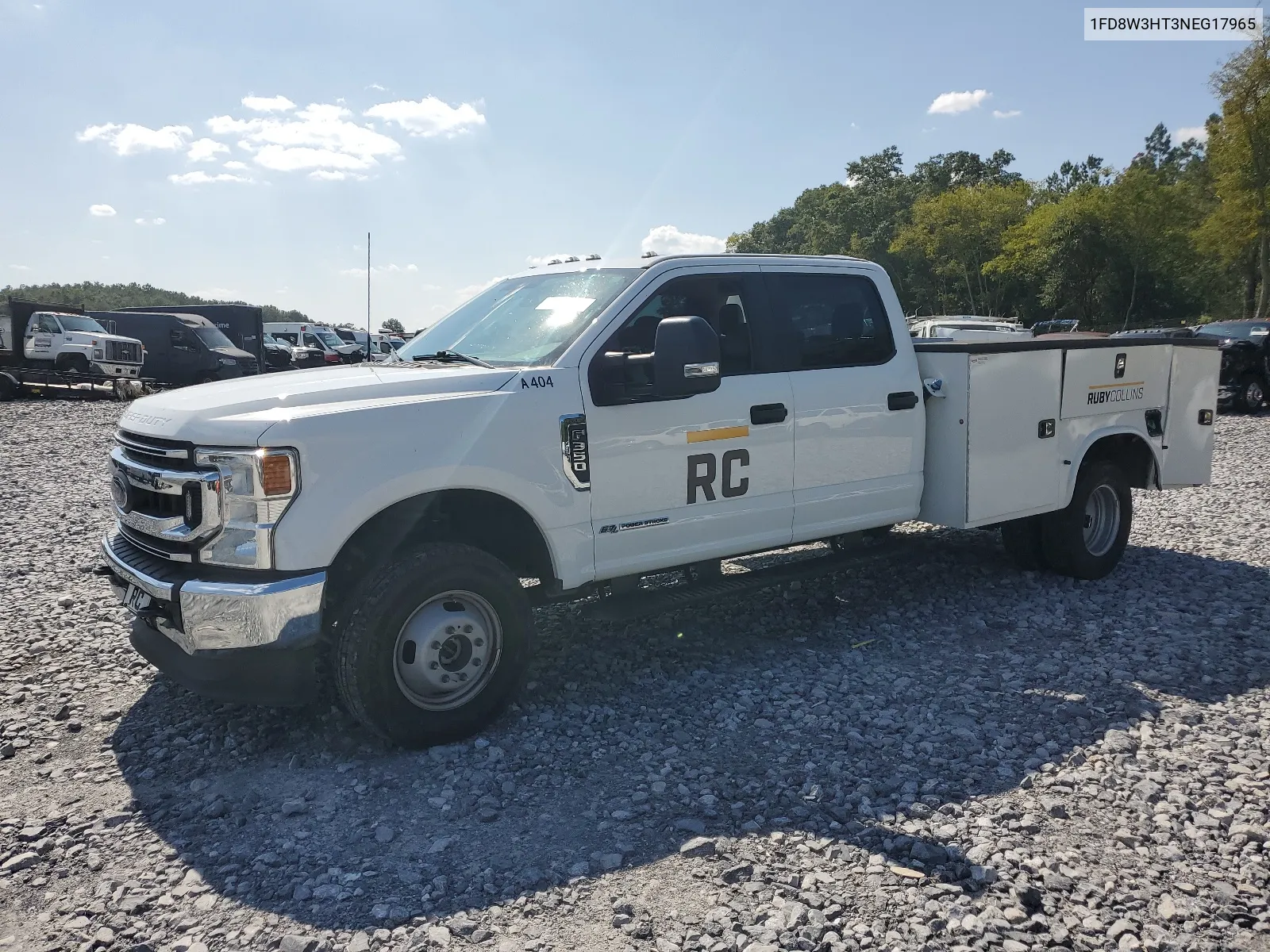 2022 Ford F350 Super Duty VIN: 1FD8W3HT3NEG17965 Lot: 68608714