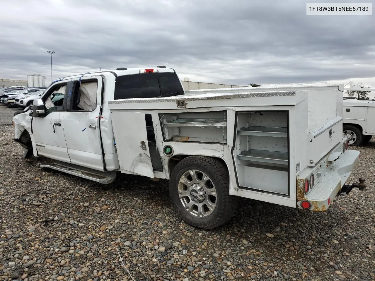 2022 Ford F350 Super Duty VIN: 1FT8W3BT5NEE67189 Lot: 68653224