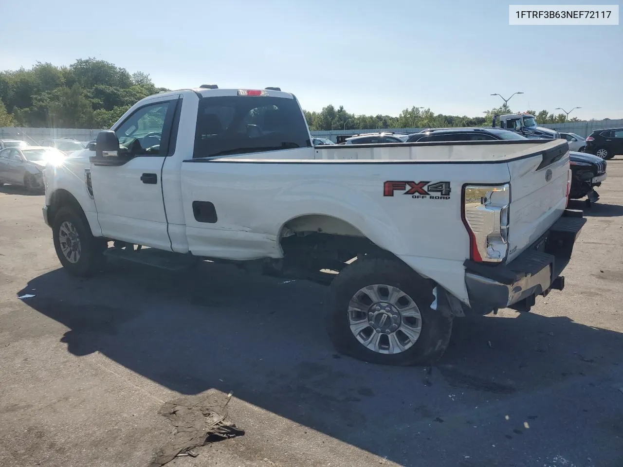 2022 Ford F350 Super Duty VIN: 1FTRF3B63NEF72117 Lot: 70197444