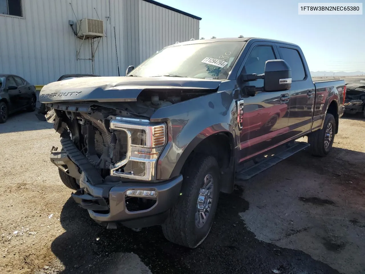 2022 Ford F350 Super Duty VIN: 1FT8W3BN2NEC65380 Lot: 71294794