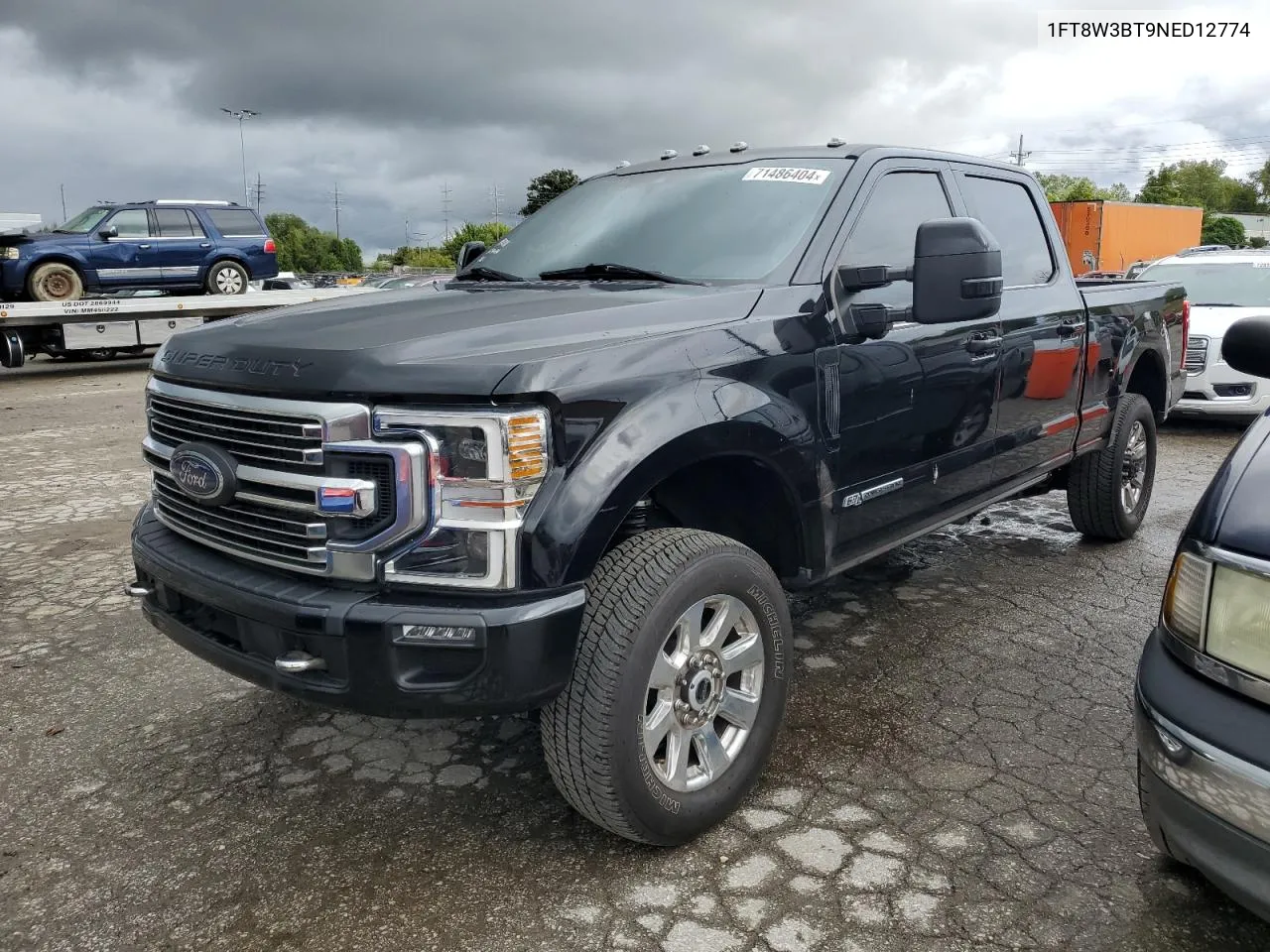 2022 Ford F350 Super Duty VIN: 1FT8W3BT9NED12774 Lot: 71486404