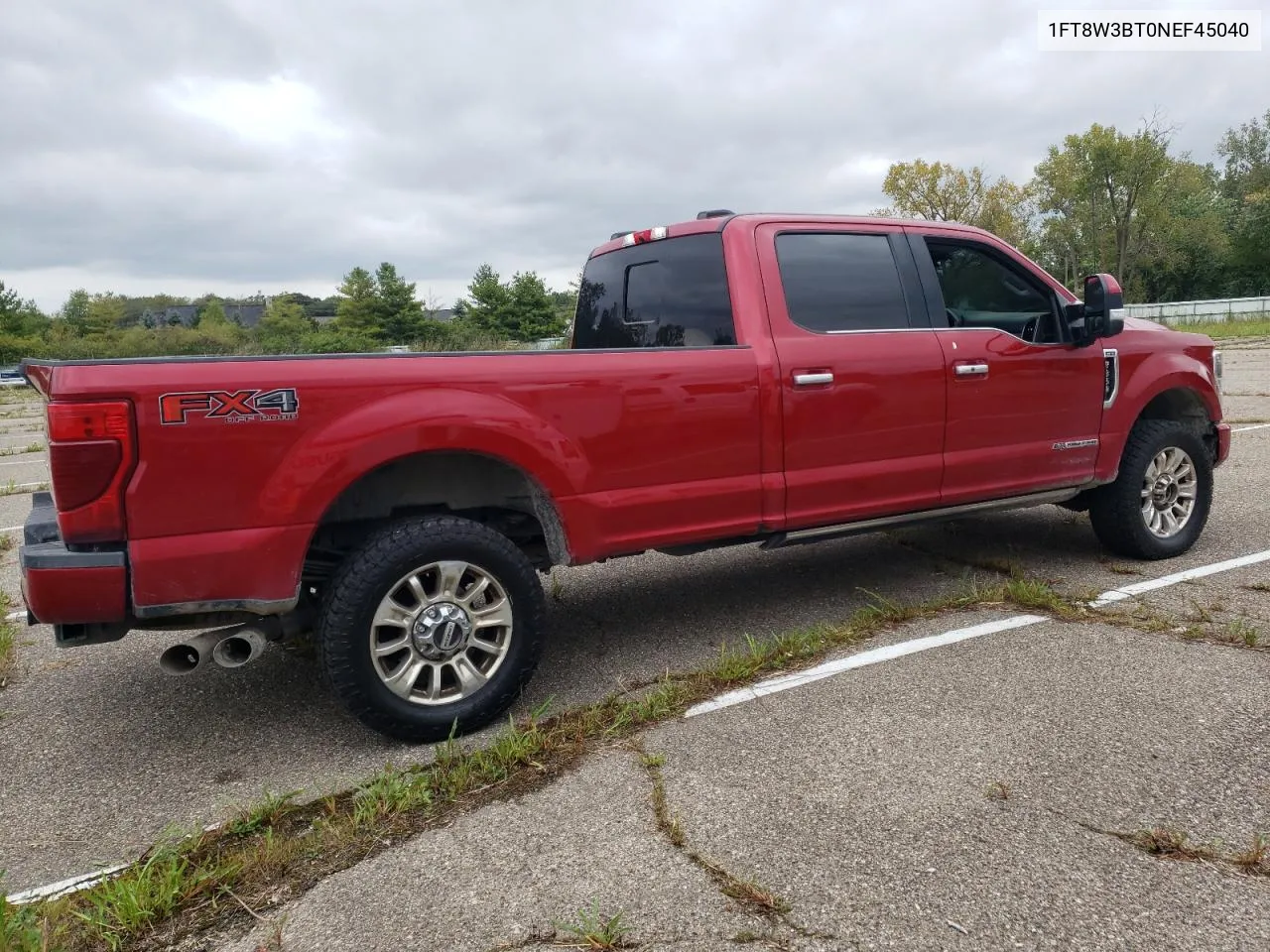 2022 Ford F350 Super Duty VIN: 1FT8W3BT0NEF45040 Lot: 71543354