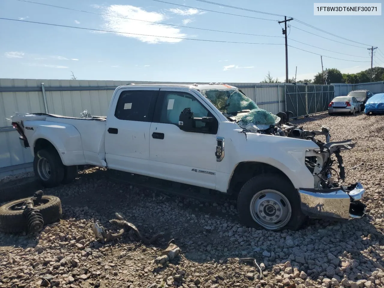 2022 Ford F350 Super Duty VIN: 1FT8W3DT6NEF30071 Lot: 71883734