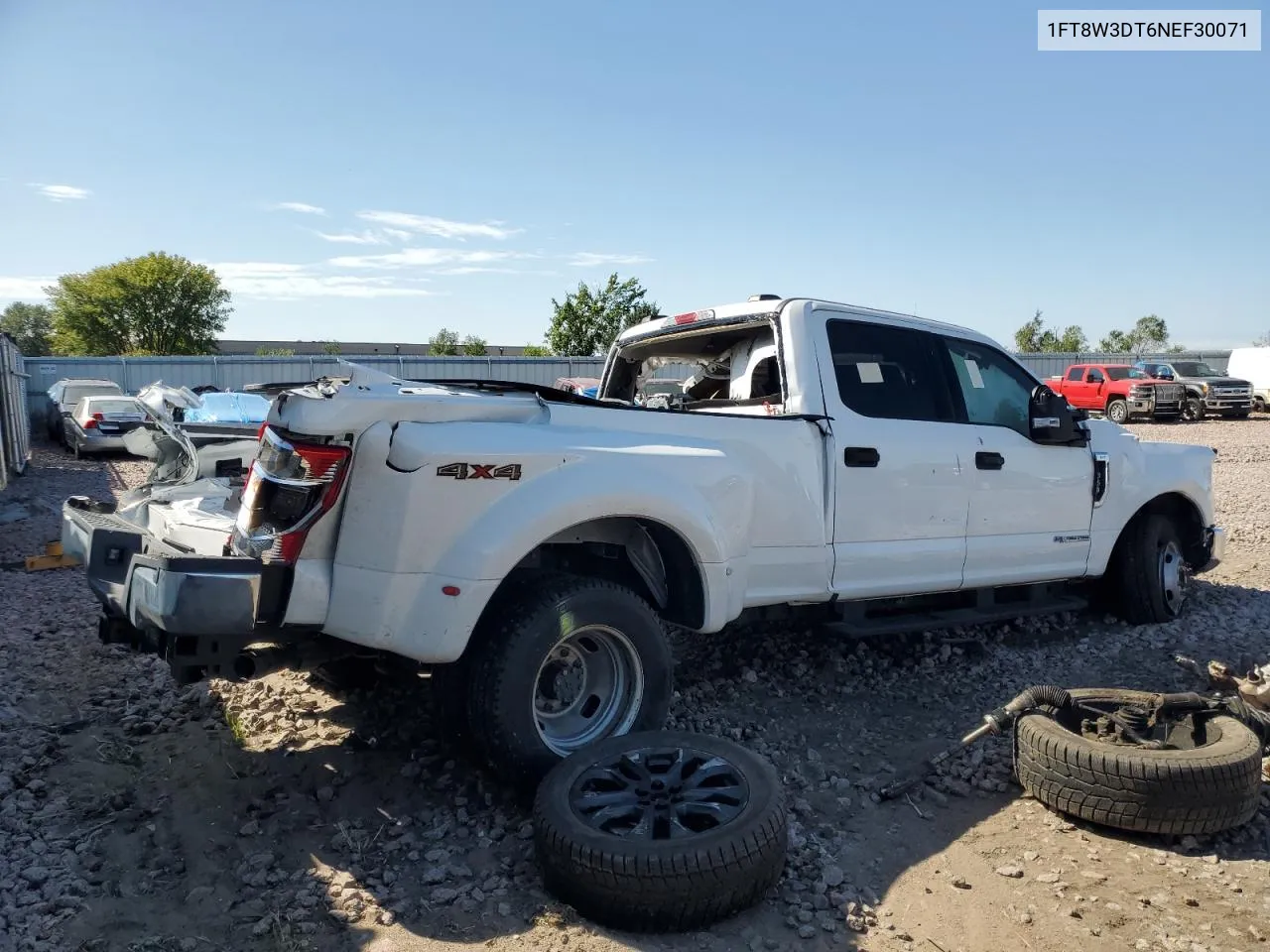 2022 Ford F350 Super Duty VIN: 1FT8W3DT6NEF30071 Lot: 71883734