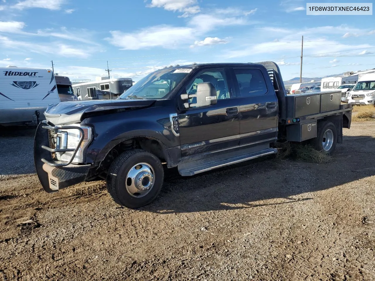 2022 Ford F350 Super Duty VIN: 1FD8W3DTXNEC46423 Lot: 72000314