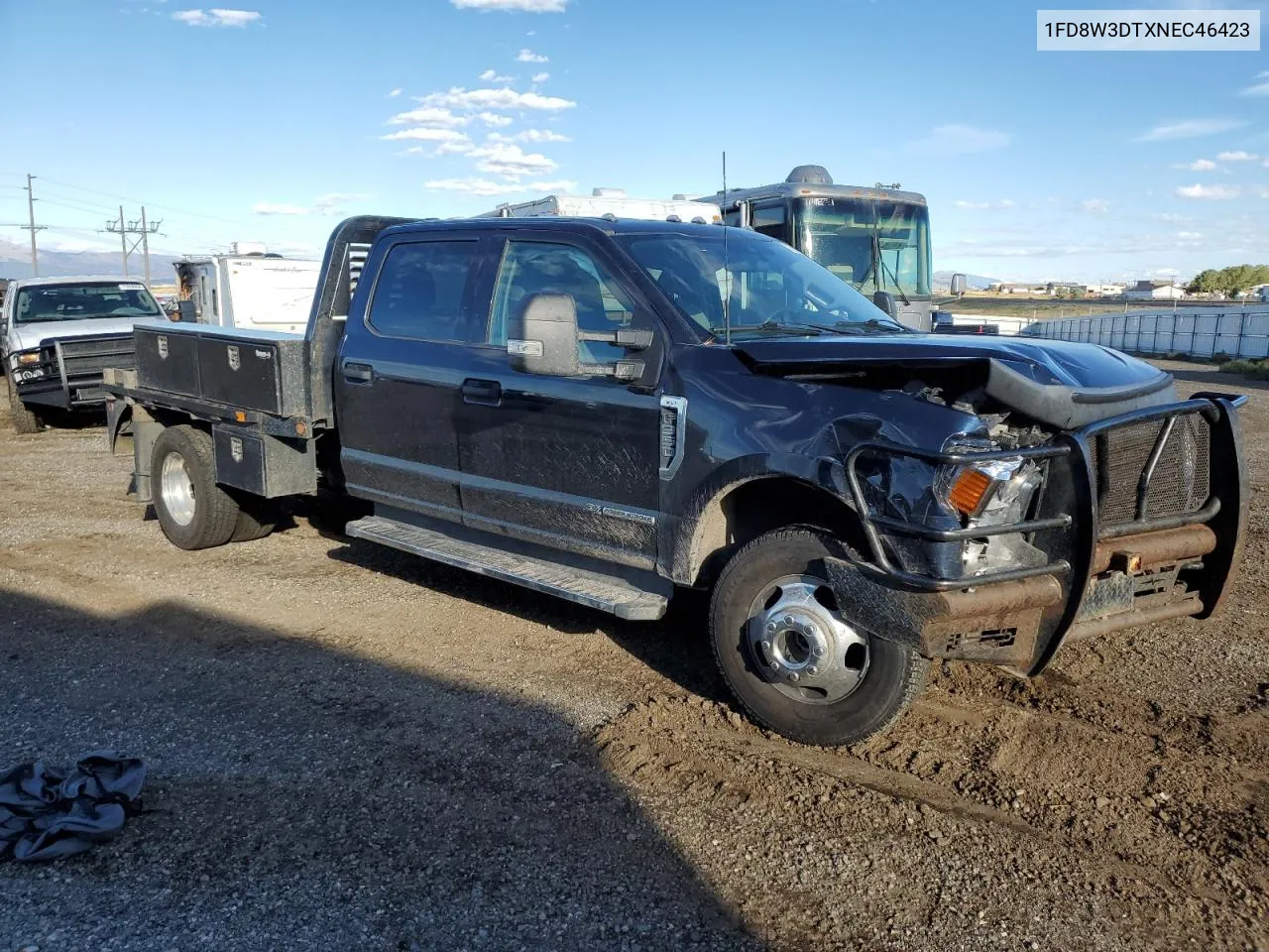 2022 Ford F350 Super Duty VIN: 1FD8W3DTXNEC46423 Lot: 72000314