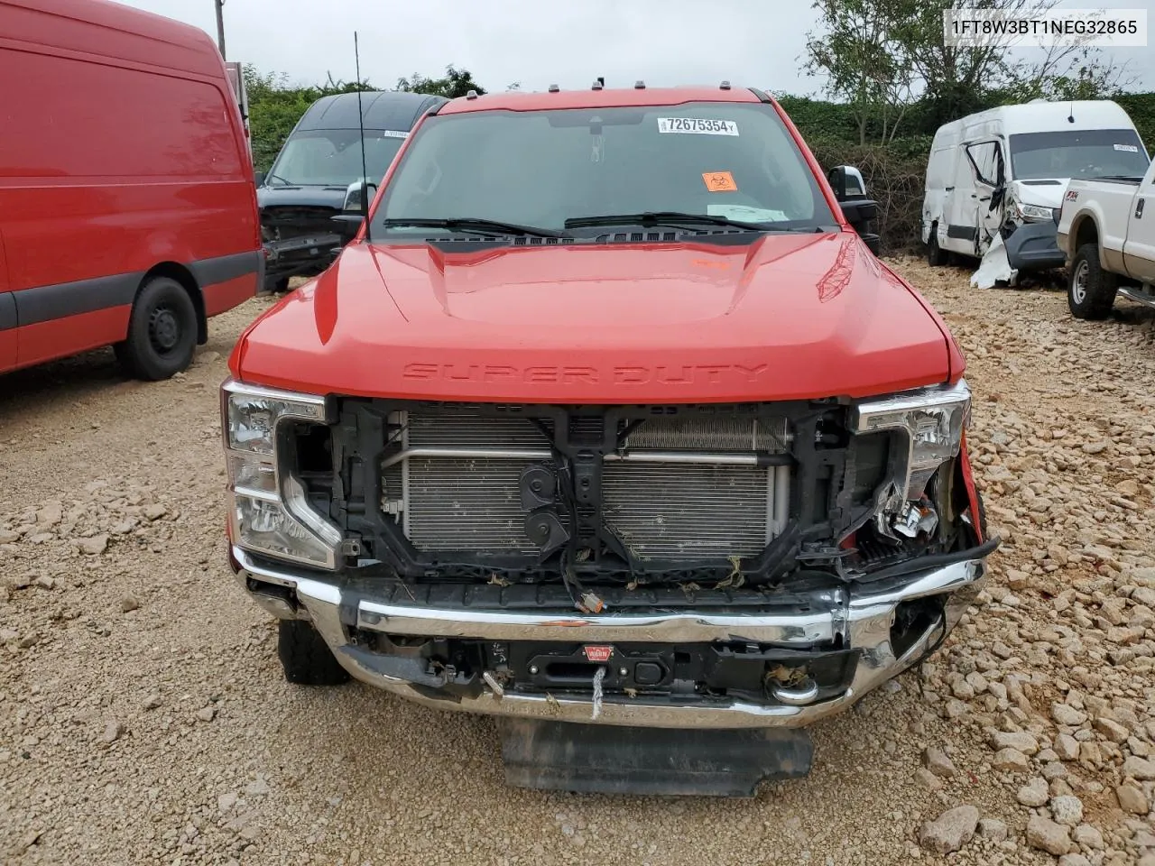 2022 Ford F350 Super Duty VIN: 1FT8W3BT1NEG32865 Lot: 72675354