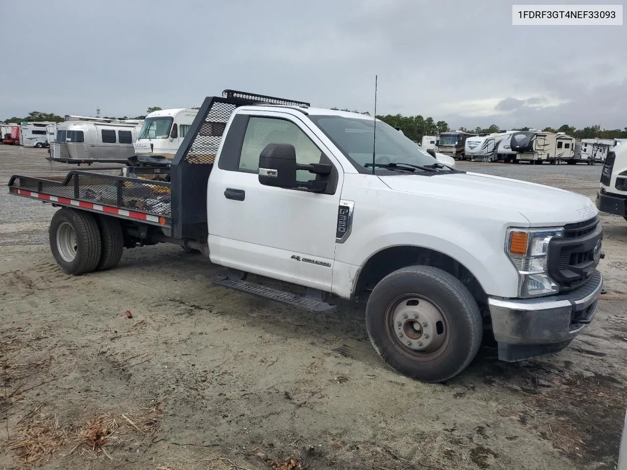 2022 Ford F350 Super Duty VIN: 1FDRF3GT4NEF33093 Lot: 72741244