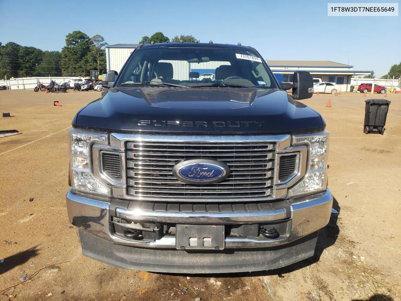 2022 Ford F350 Super Duty VIN: 1FT8W3DT7NEE65649 Lot: 73761824