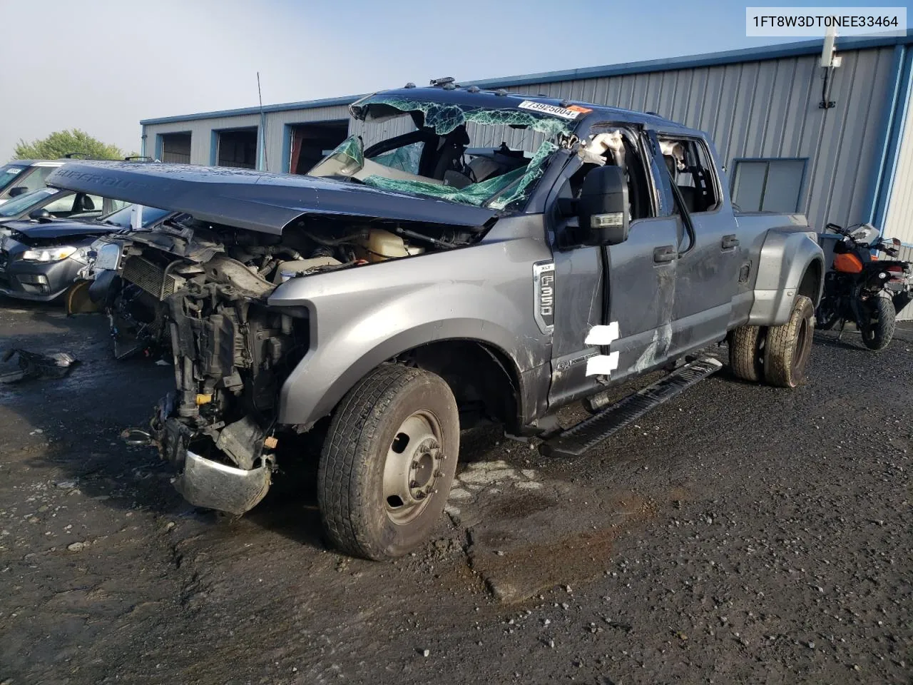 2022 Ford F350 Super Duty VIN: 1FT8W3DT0NEE33464 Lot: 73925004