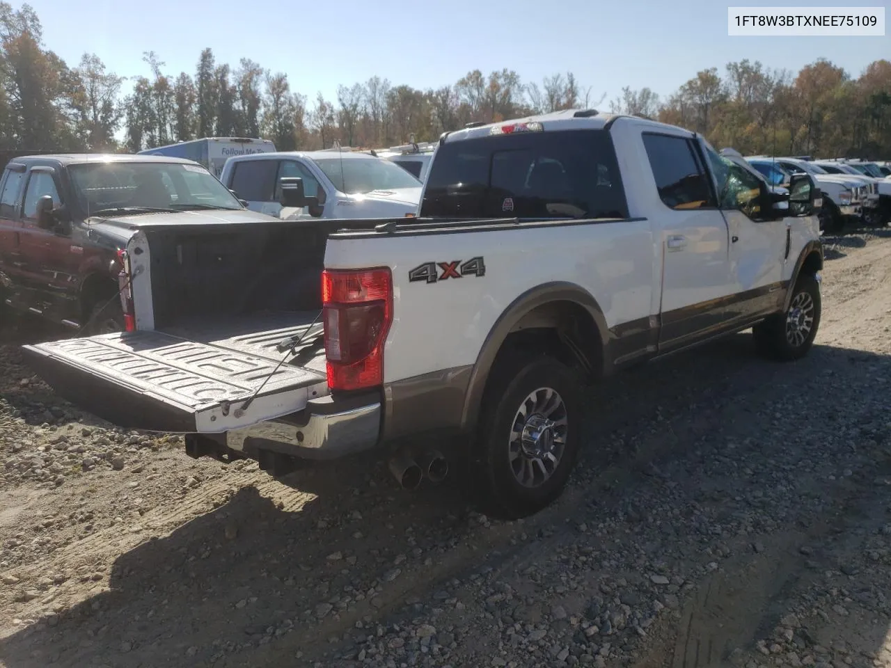 2022 Ford F350 Super Duty VIN: 1FT8W3BTXNEE75109 Lot: 76423094