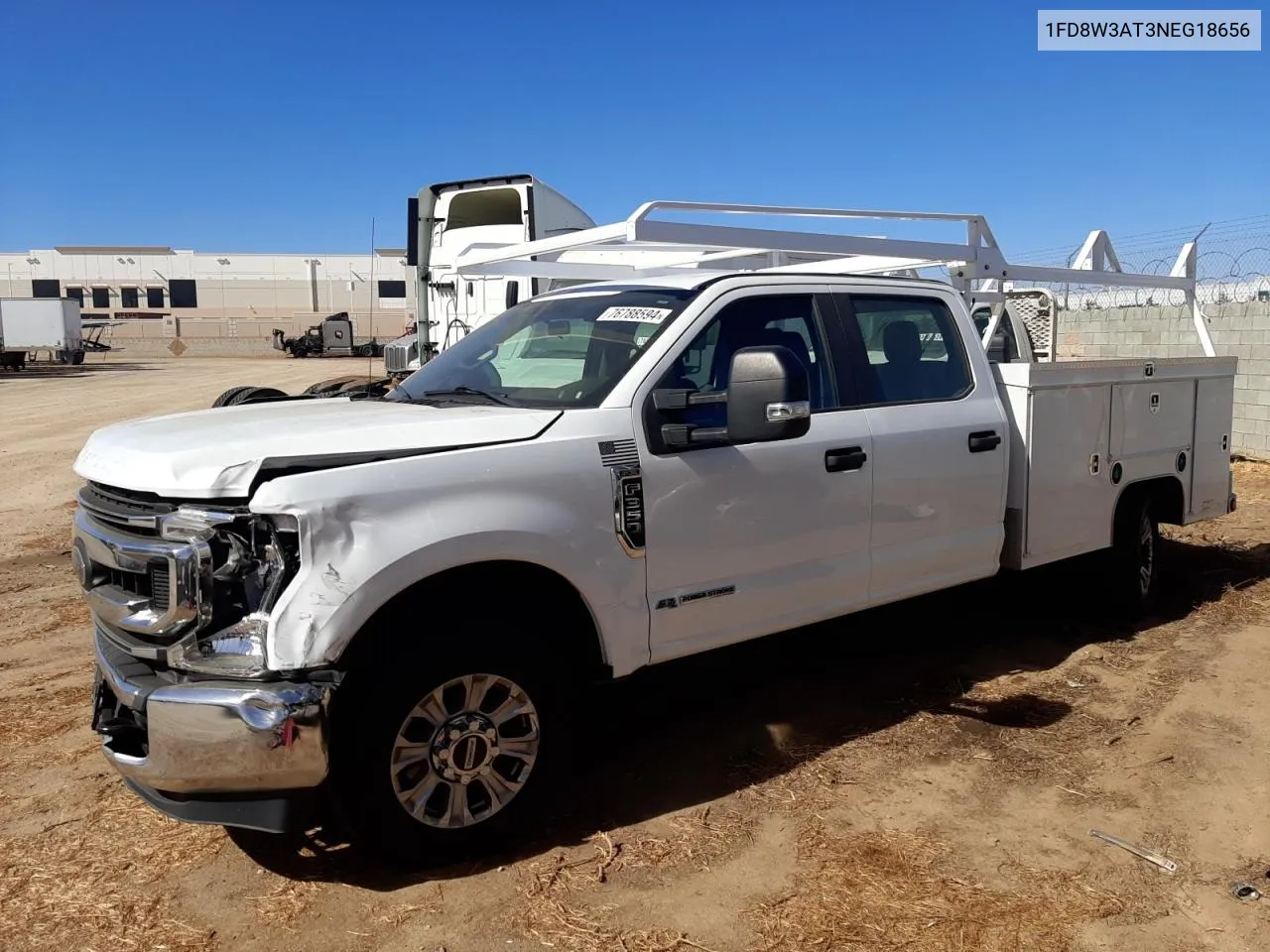 2022 Ford F350 Super Duty VIN: 1FD8W3AT3NEG18656 Lot: 76788594