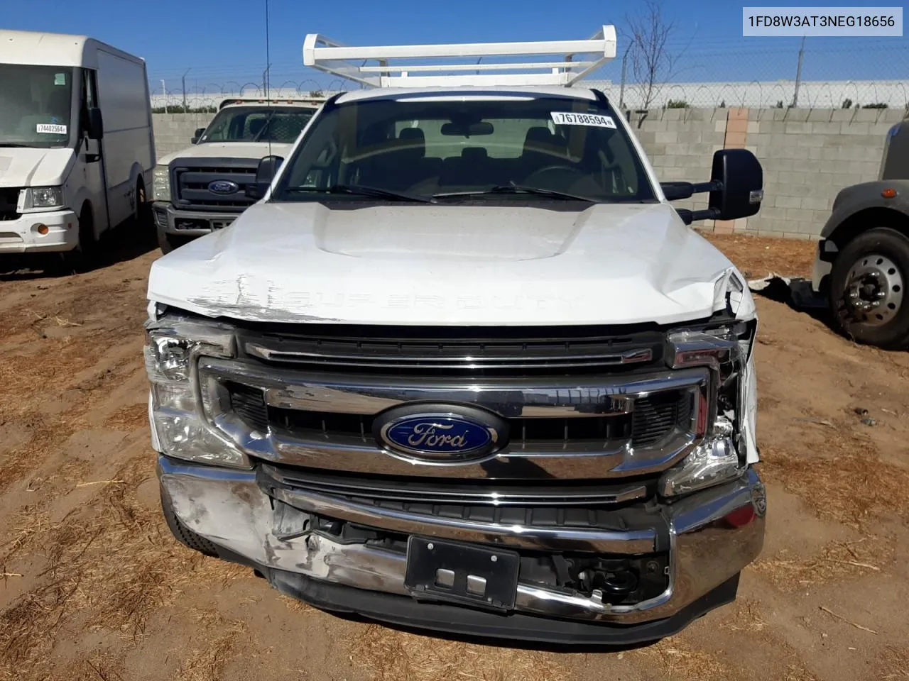 2022 Ford F350 Super Duty VIN: 1FD8W3AT3NEG18656 Lot: 76788594