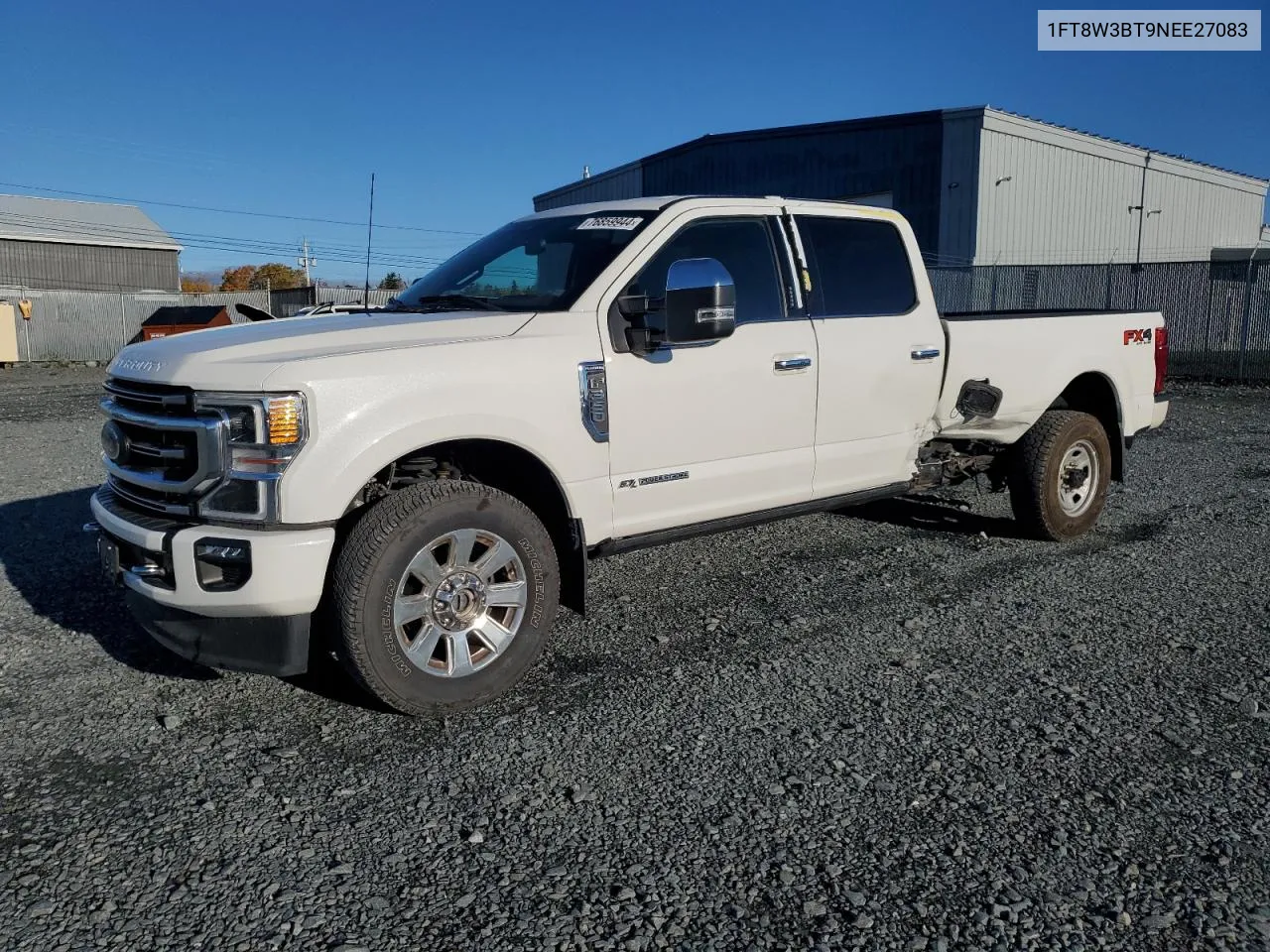 2022 Ford F350 Super Duty VIN: 1FT8W3BT9NEE27083 Lot: 76859944