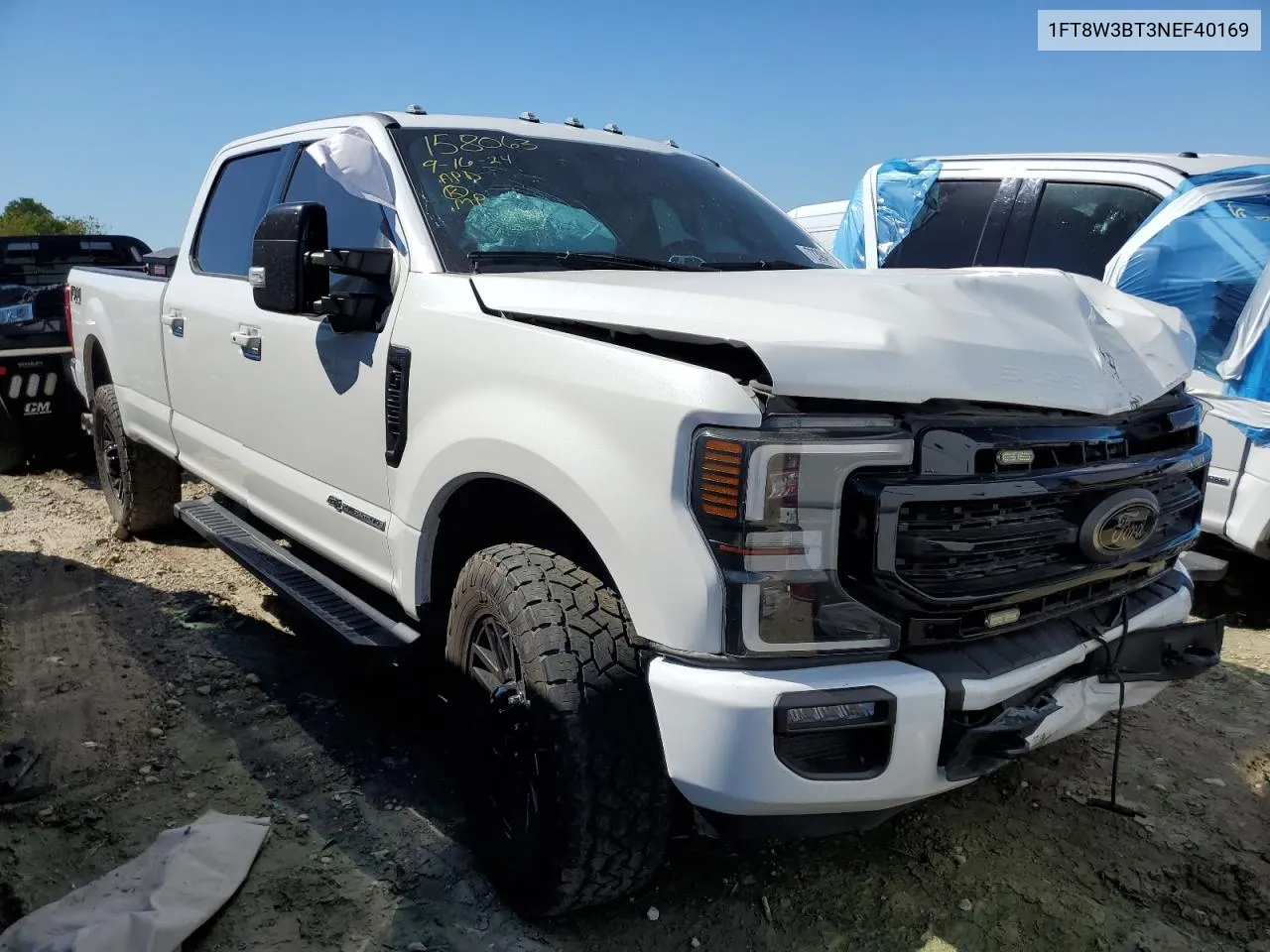 2022 Ford F350 Super Duty VIN: 1FT8W3BT3NEF40169 Lot: 77132104