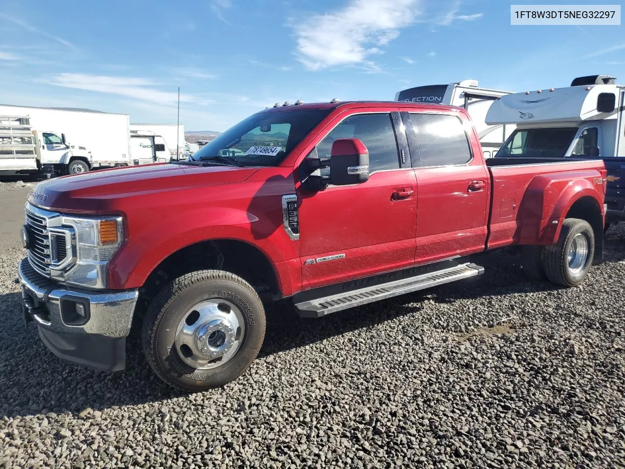 2022 Ford F350 Super Duty VIN: 1FT8W3DT5NEG32297 Lot: 78749654