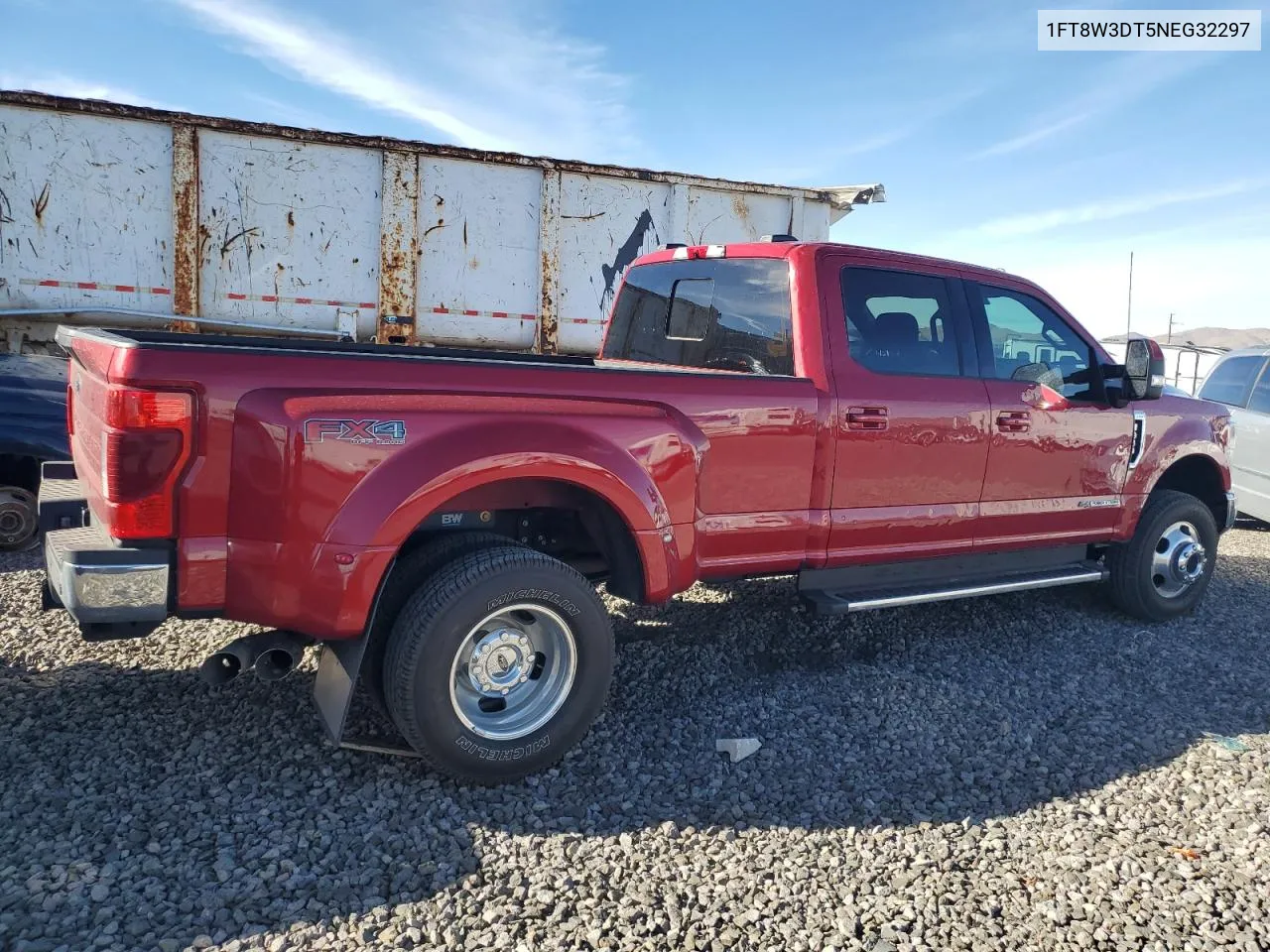 2022 Ford F350 Super Duty VIN: 1FT8W3DT5NEG32297 Lot: 78749654