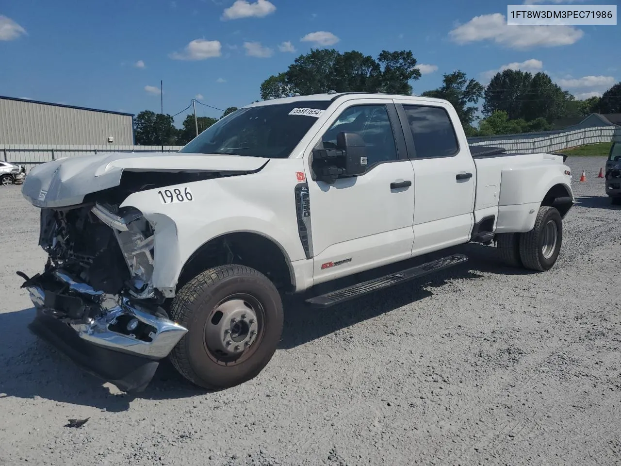 2023 Ford F350 Super Duty VIN: 1FT8W3DM3PEC71986 Lot: 55861654