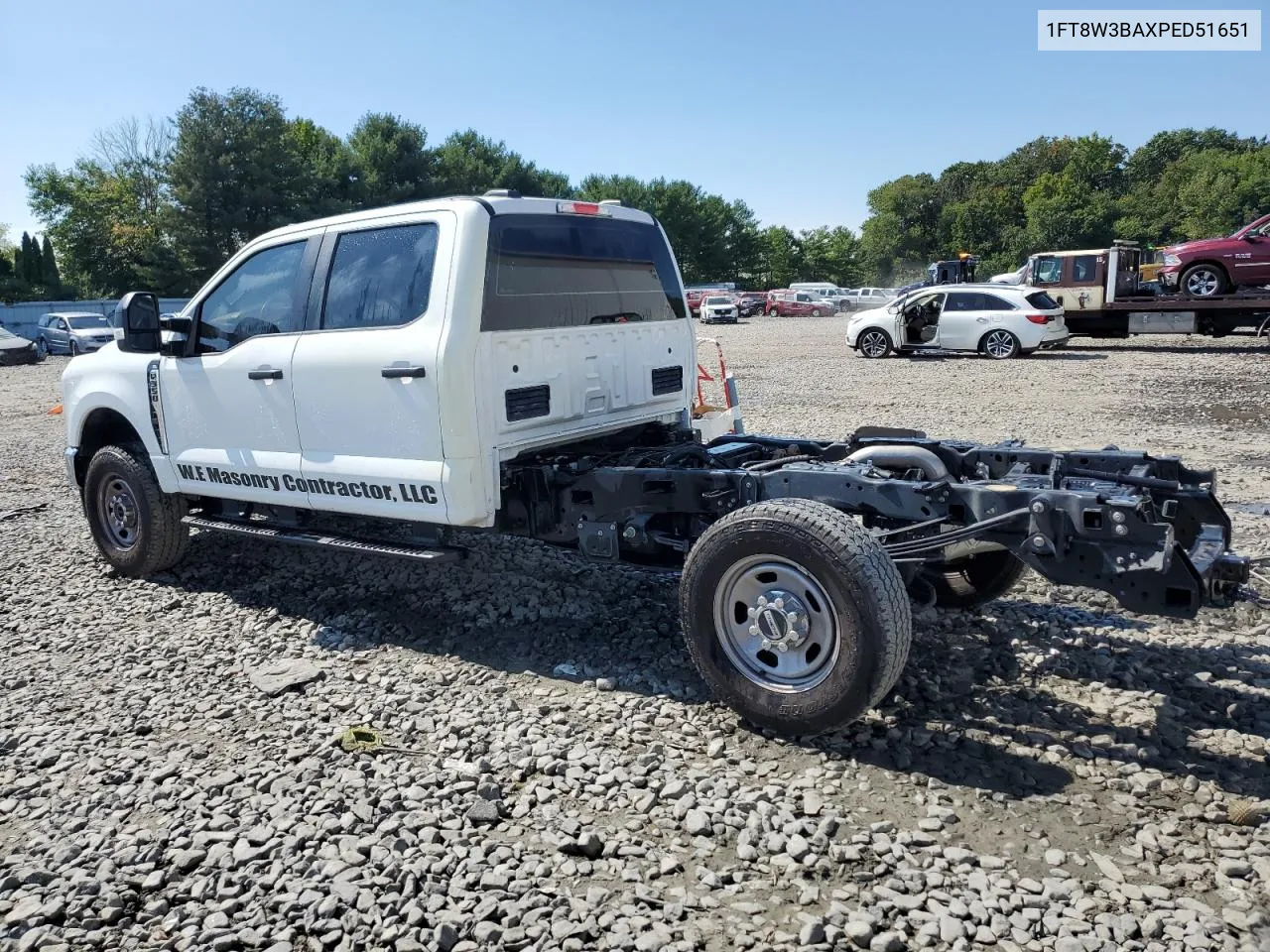 2023 Ford F350 Super Duty VIN: 1FT8W3BAXPED51651 Lot: 69656364