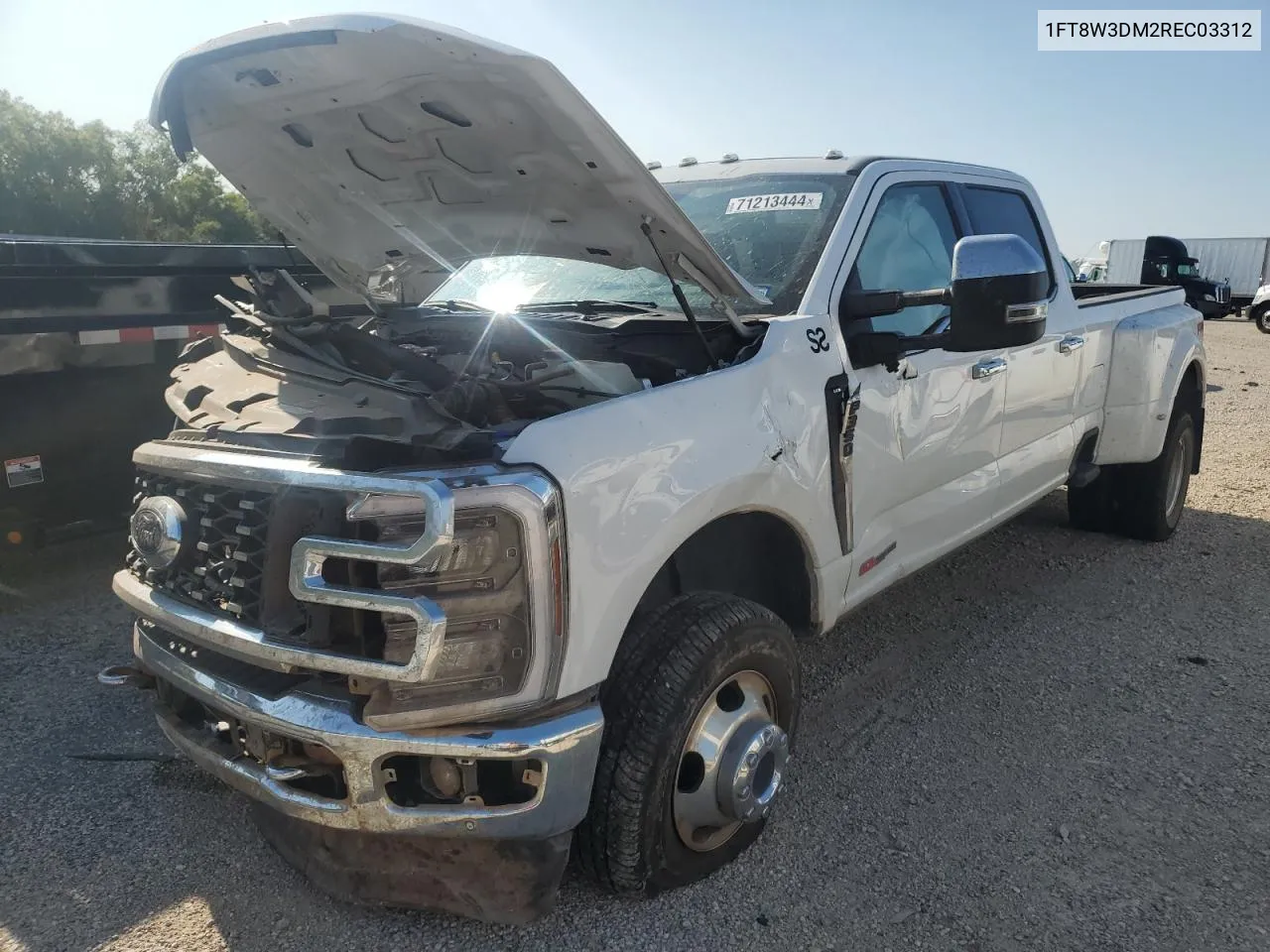 2024 Ford F350 Super Duty VIN: 1FT8W3DM2REC03312 Lot: 71213444