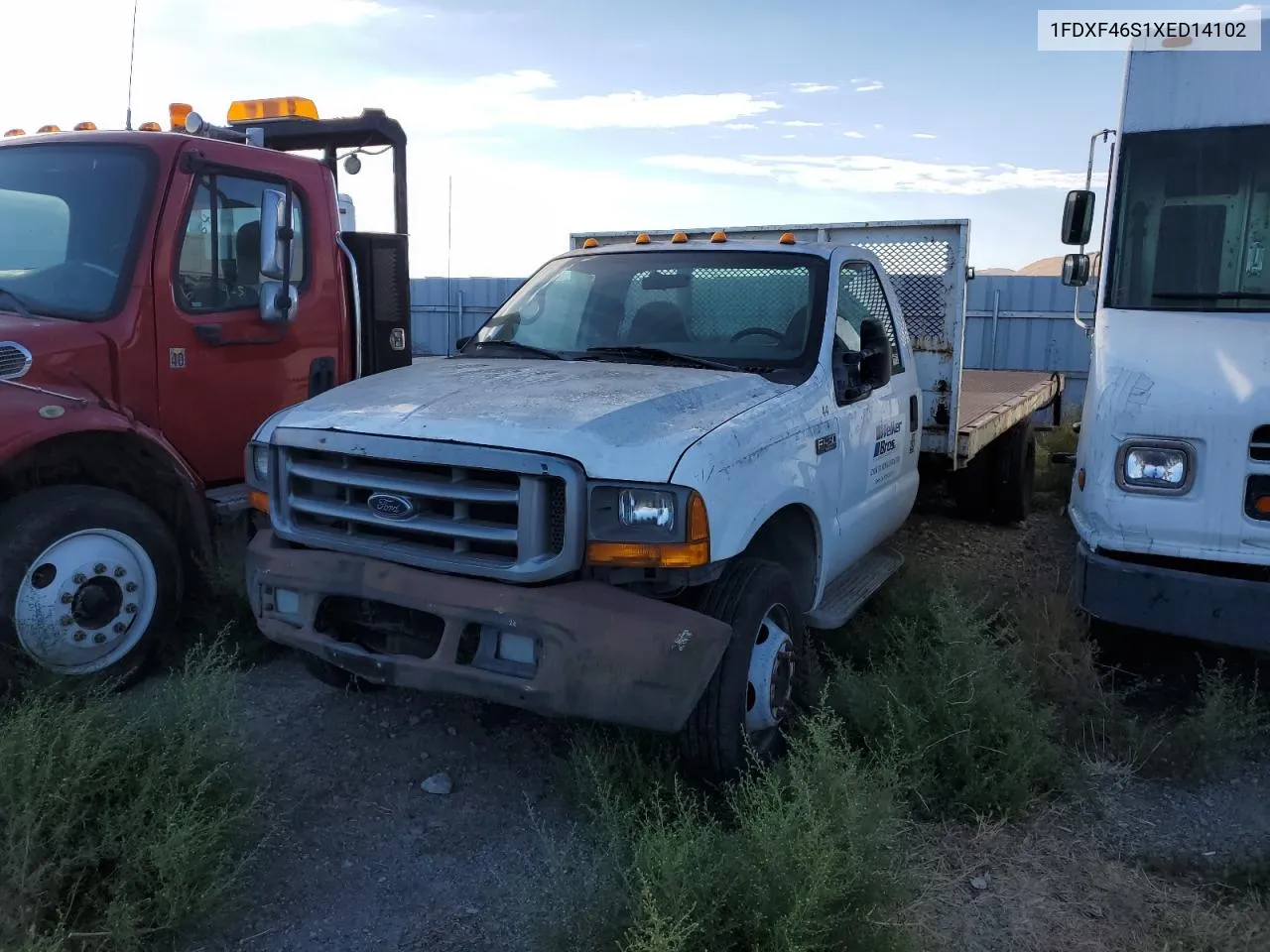 1999 Ford F450 Super Duty VIN: 1FDXF46S1XED14102 Lot: 74015654