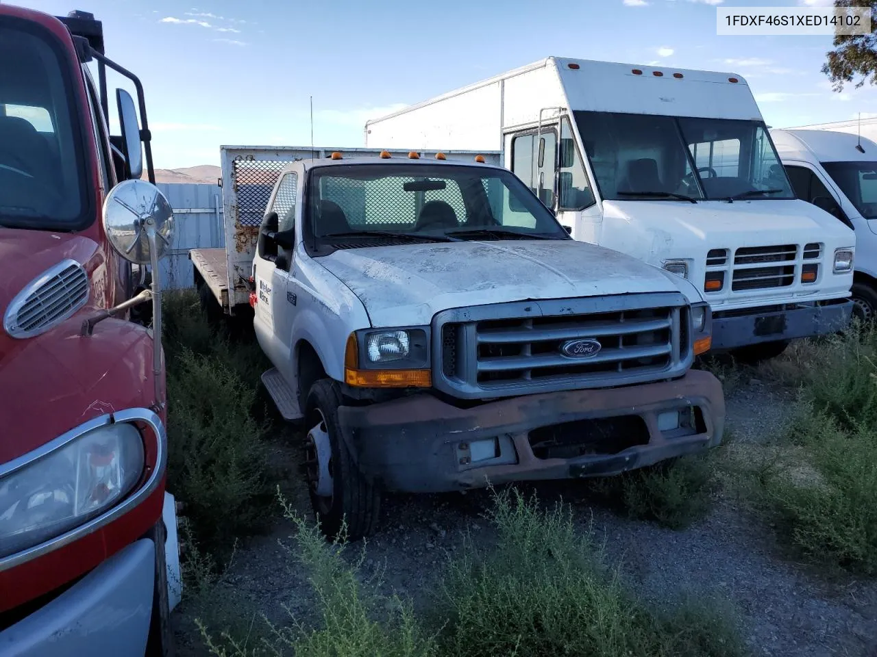 1999 Ford F450 Super Duty VIN: 1FDXF46S1XED14102 Lot: 74015654