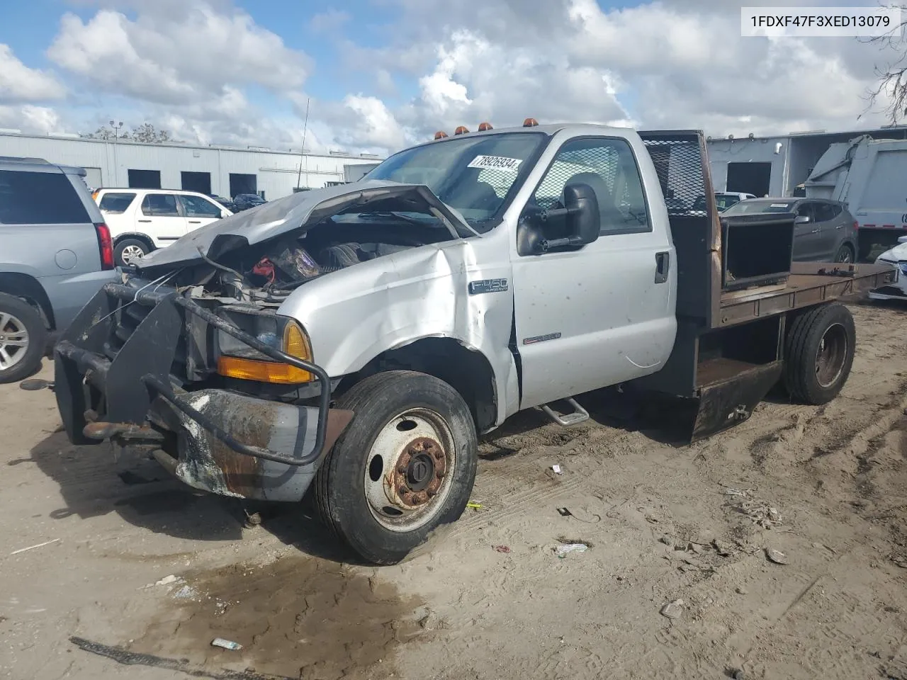 1999 Ford F450 Super Duty VIN: 1FDXF47F3XED13079 Lot: 78926934