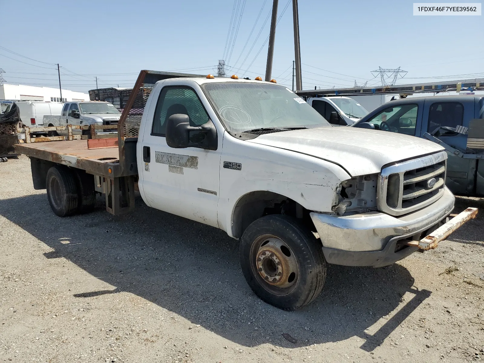 2000 Ford F450 Super Duty VIN: 1FDXF46F7YEE39562 Lot: 59429684