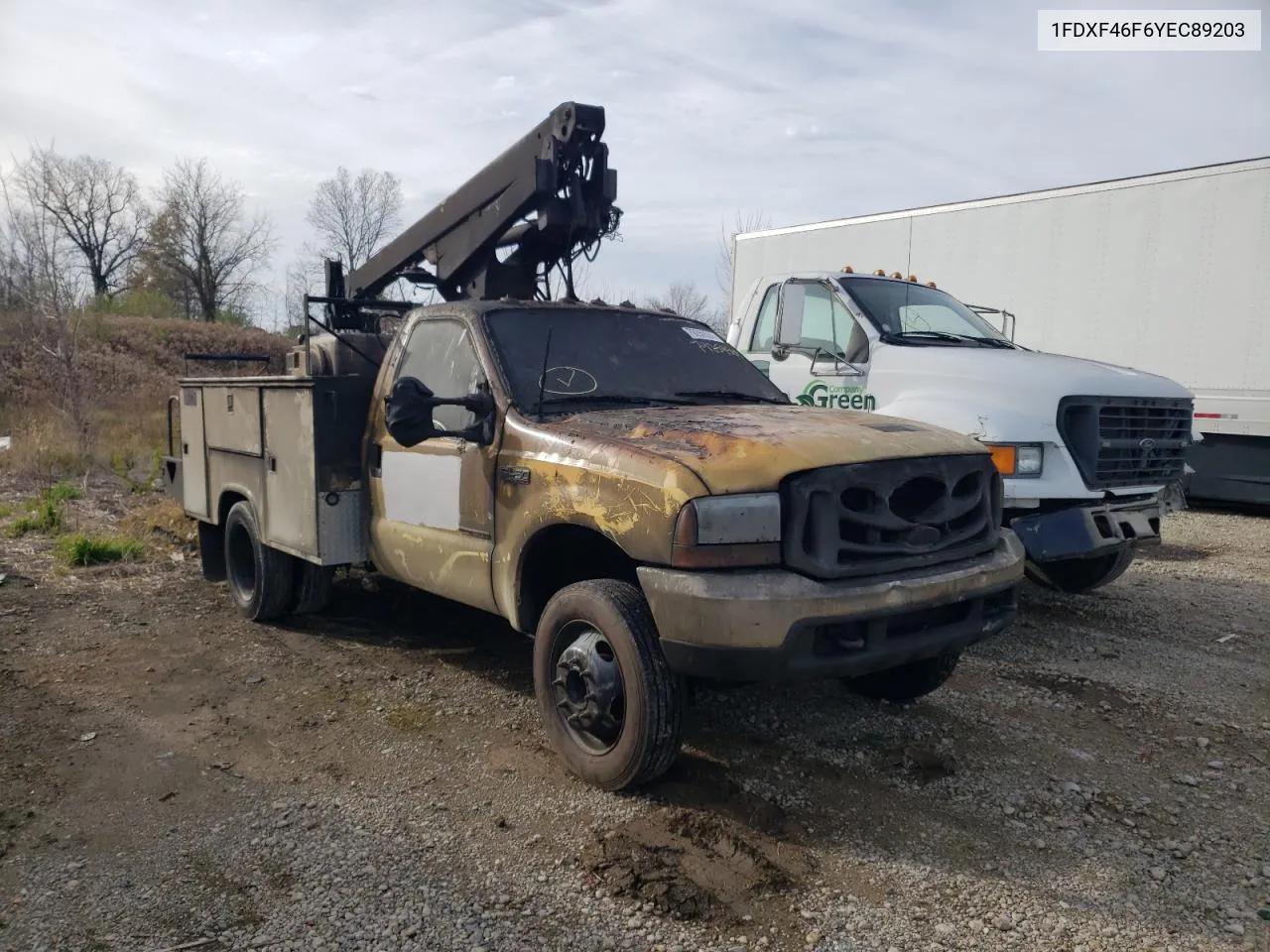 2000 Ford F450 Super Duty VIN: 1FDXF46F6YEC89203 Lot: 79259564