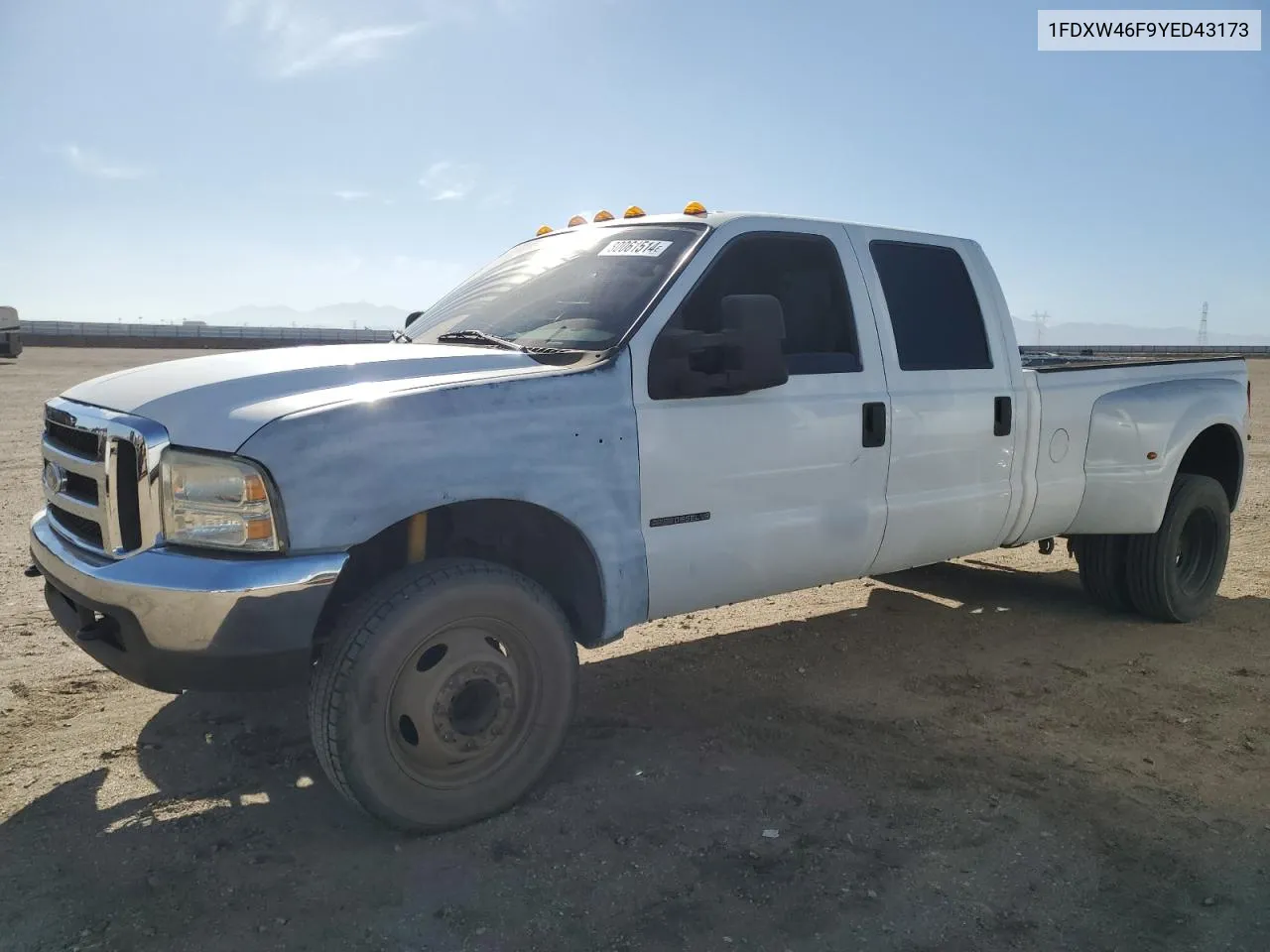 2000 Ford F450 Super Duty VIN: 1FDXW46F9YED43173 Lot: 80061514