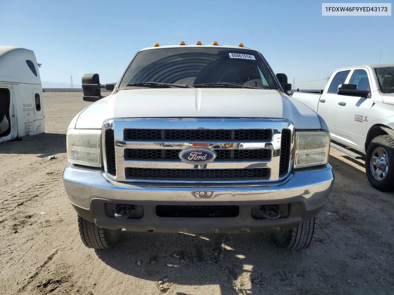 2000 Ford F450 Super Duty VIN: 1FDXW46F9YED43173 Lot: 80061514