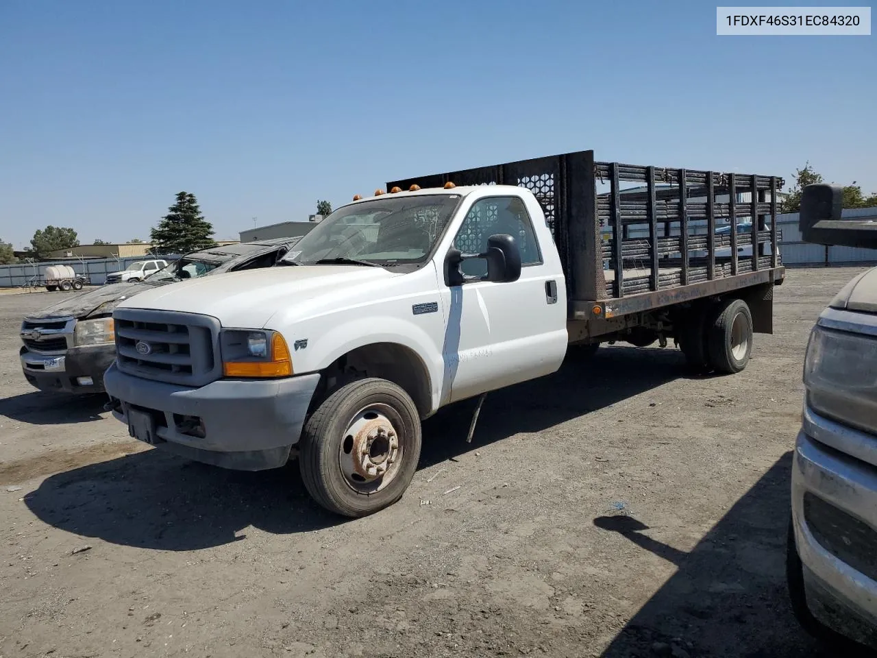 2001 Ford F450 Super Duty VIN: 1FDXF46S31EC84320 Lot: 68874184