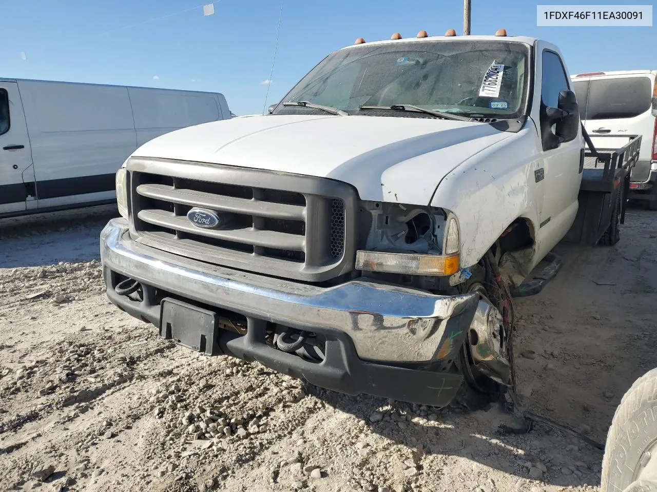 2001 Ford F450 Super Duty VIN: 1FDXF46F11EA30091 Lot: 77682024