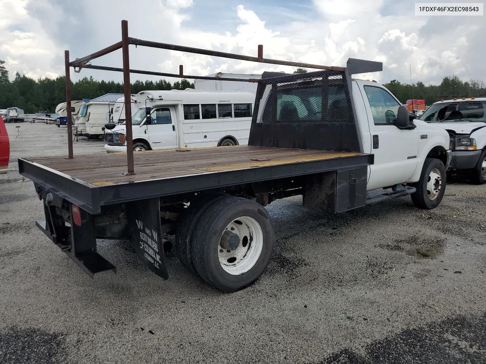 2002 Ford F450 Super Duty VIN: 1FDXF46FX2EC98543 Lot: 64377354