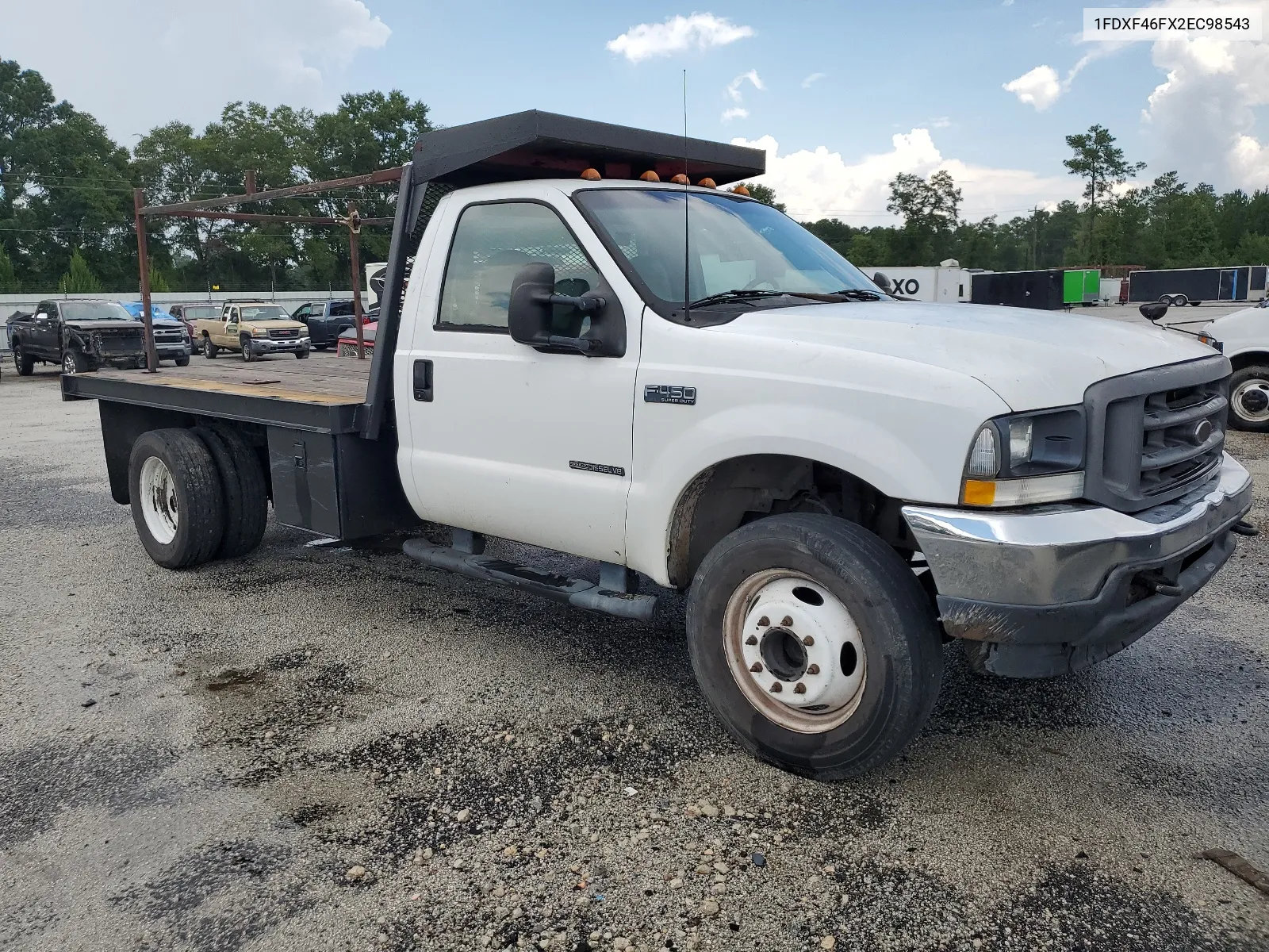 2002 Ford F450 Super Duty VIN: 1FDXF46FX2EC98543 Lot: 64377354