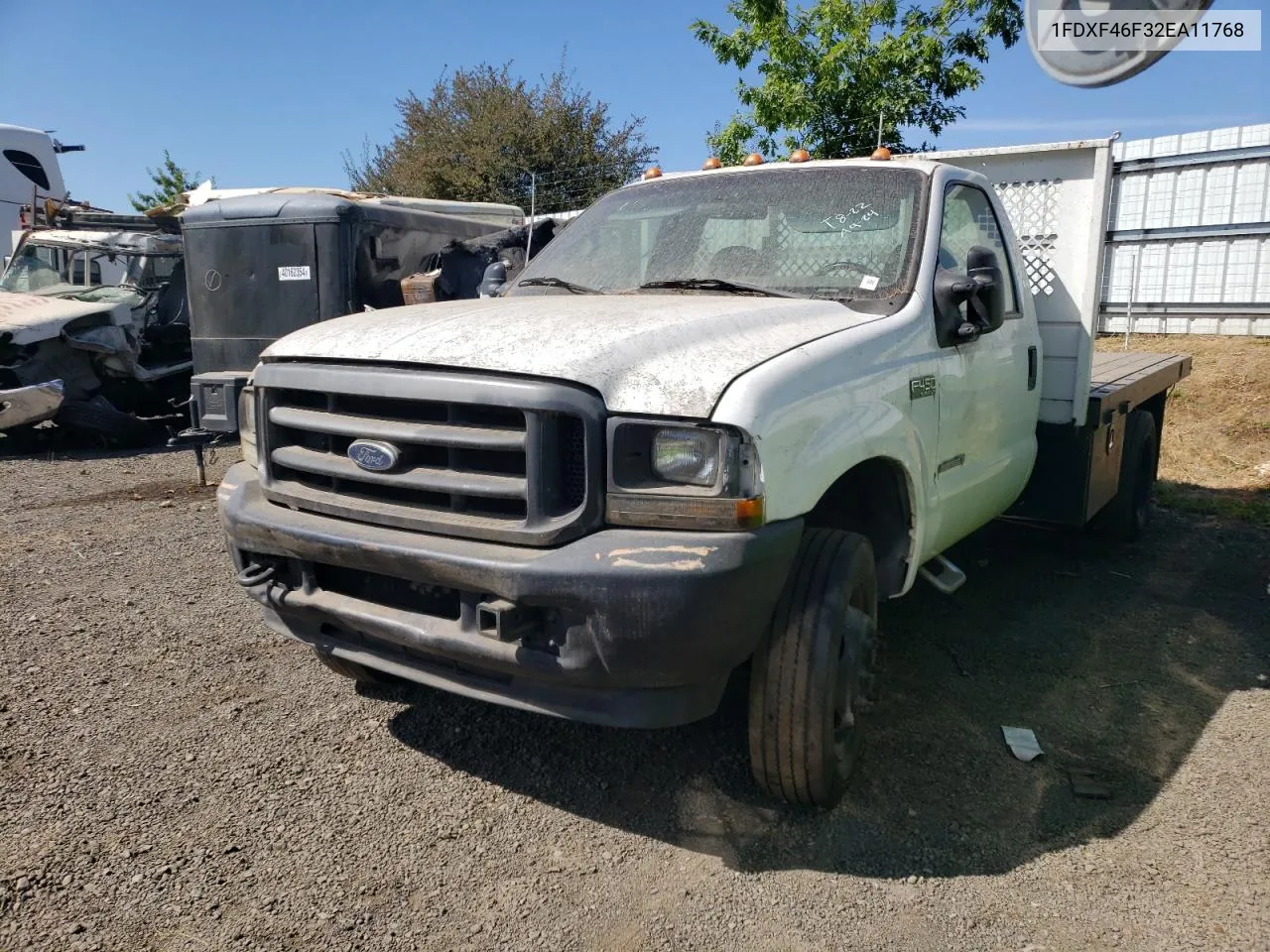 2002 Ford F450 Super Duty VIN: 1FDXF46F32EA11768 Lot: 69501224