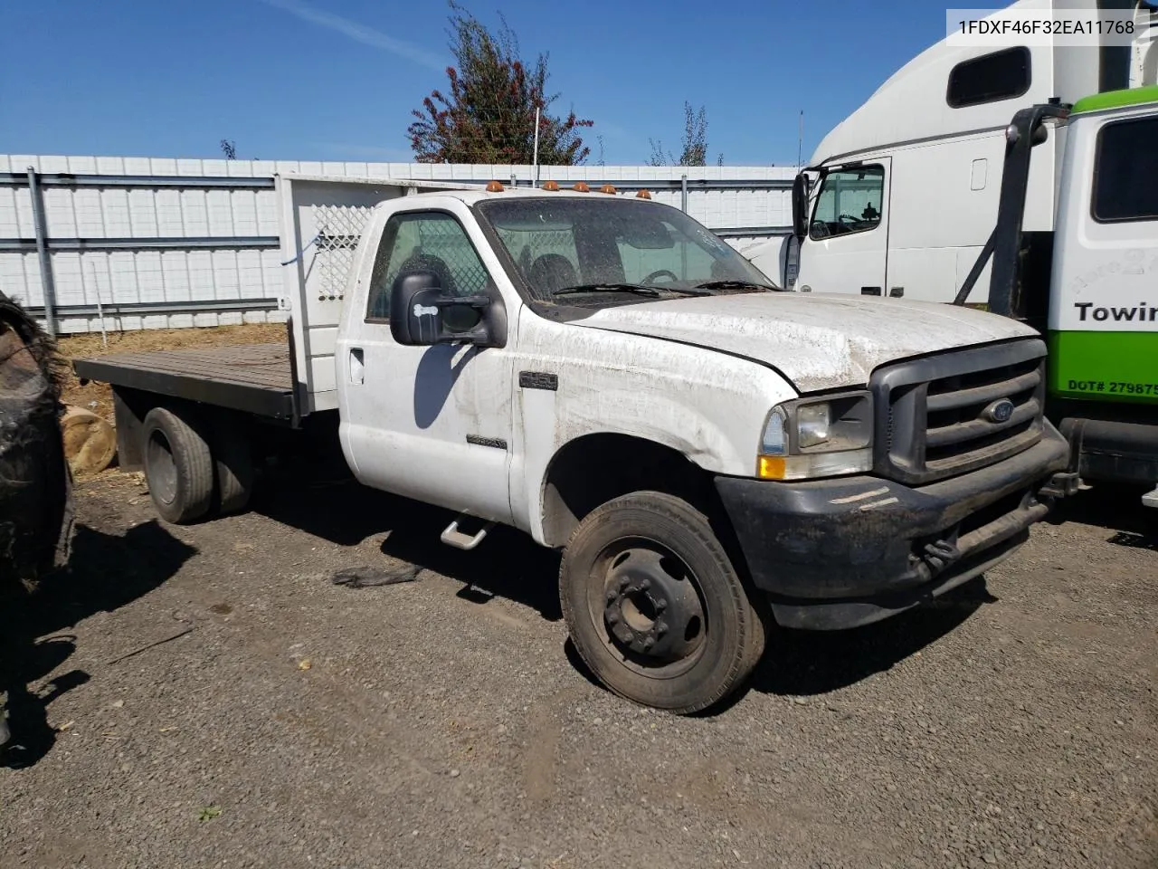 2002 Ford F450 Super Duty VIN: 1FDXF46F32EA11768 Lot: 69501224