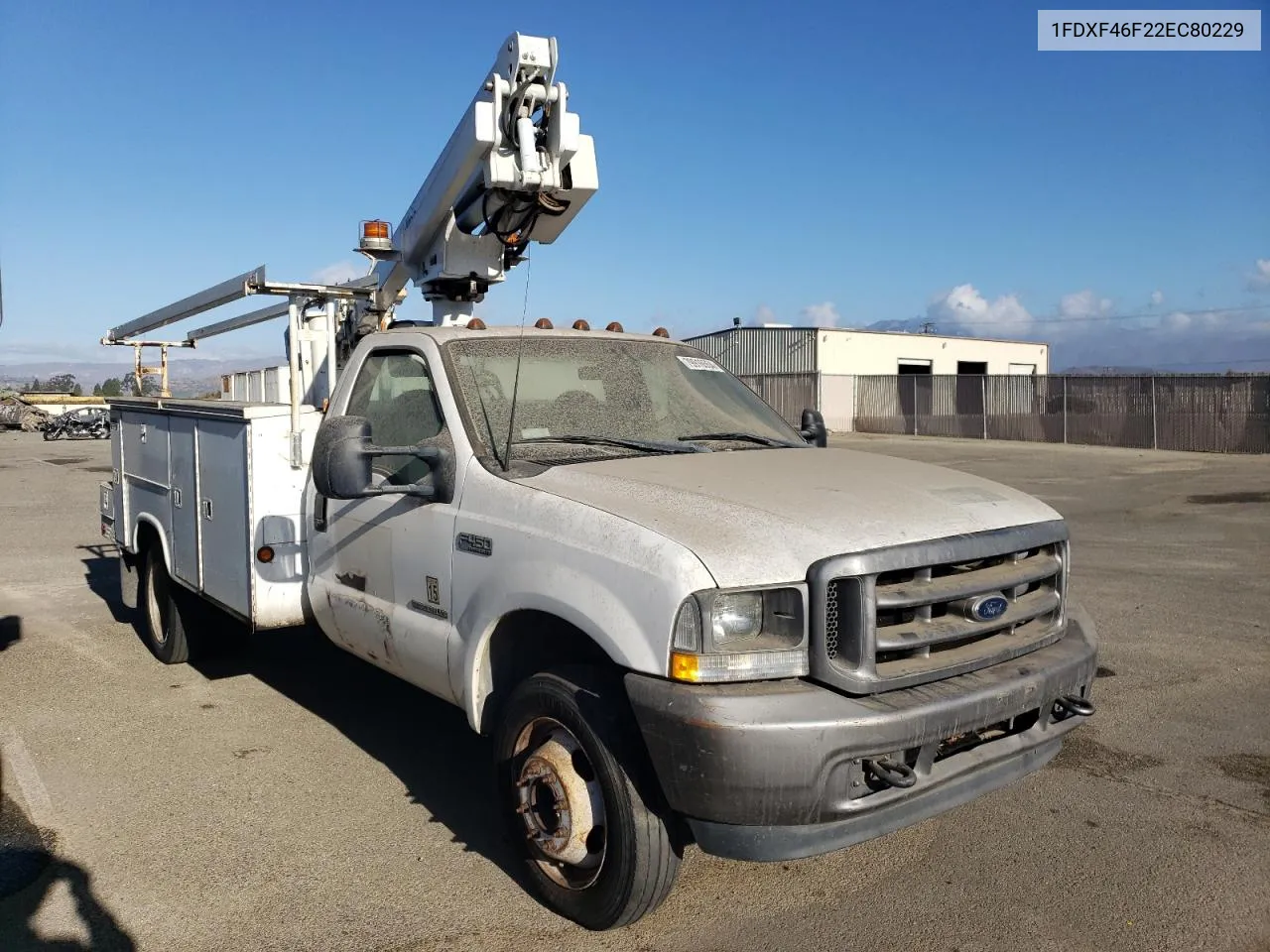 2002 Ford F450 Super Duty VIN: 1FDXF46F22EC80229 Lot: 79916554