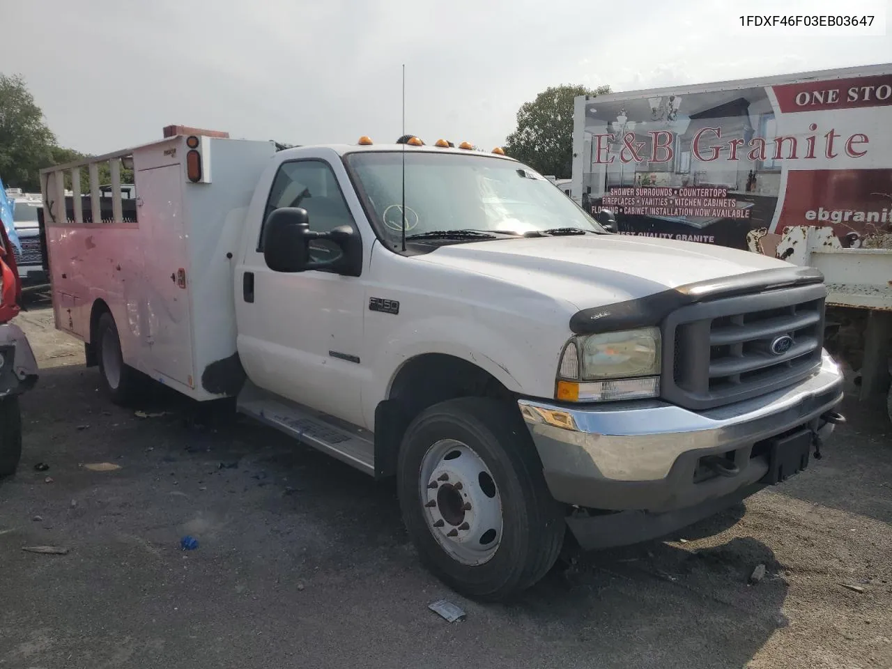 2003 Ford F450 Super Duty VIN: 1FDXF46F03EB03647 Lot: 67100804