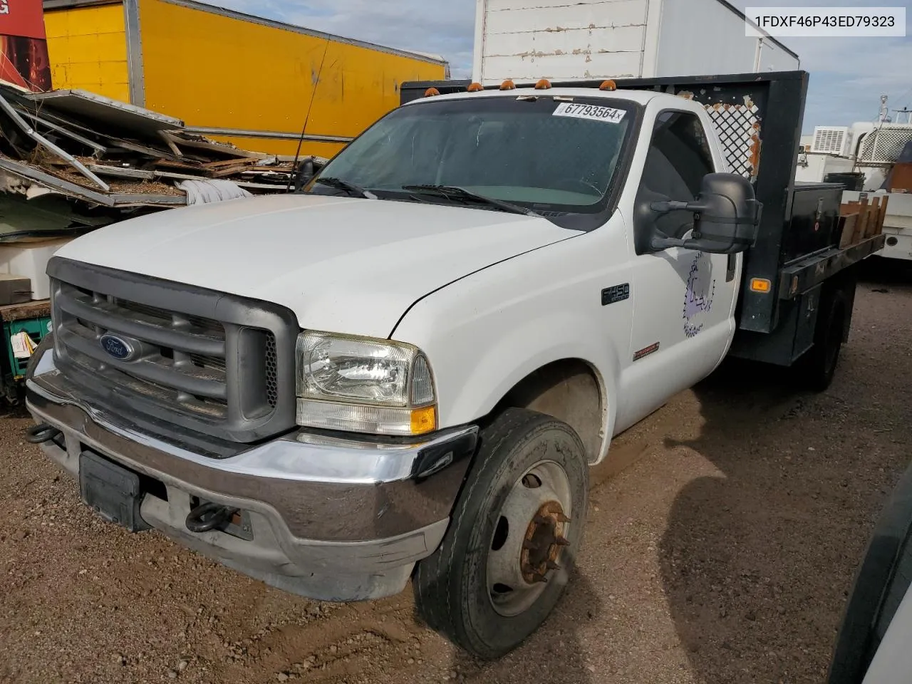 2003 Ford F450 Super Duty VIN: 1FDXF46P43ED79323 Lot: 67793564