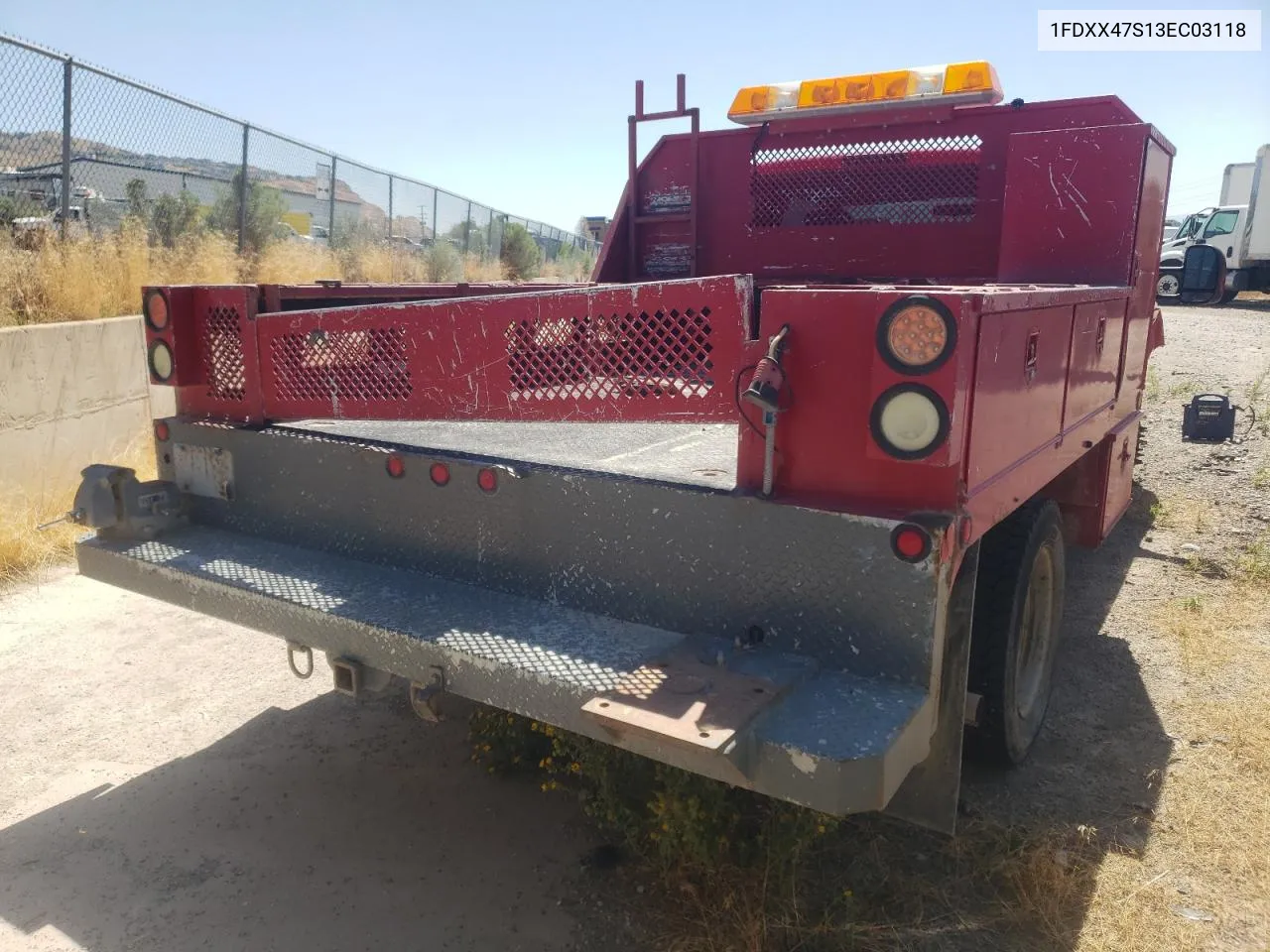 2003 Ford F450 Super Duty VIN: 1FDXX47S13EC03118 Lot: 68863424