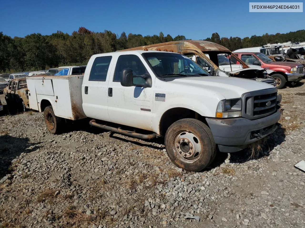 2004 Ford F450 Super Duty VIN: 1FDXW46P24ED64031 Lot: 76677654