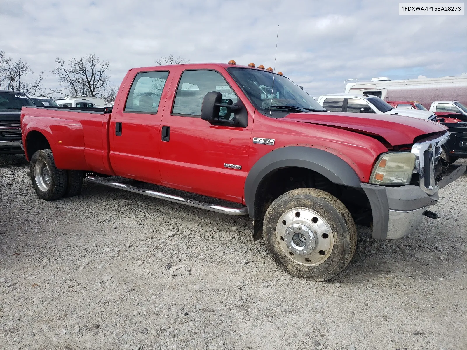 2005 Ford F450 Super Duty VIN: 1FDXW47P15EA28273 Lot: 46141824