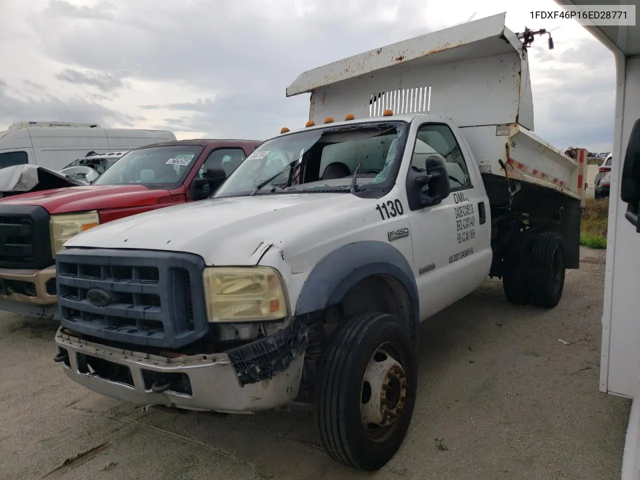 2006 Ford F450 Super Duty VIN: 1FDXF46P16ED28771 Lot: 72452704