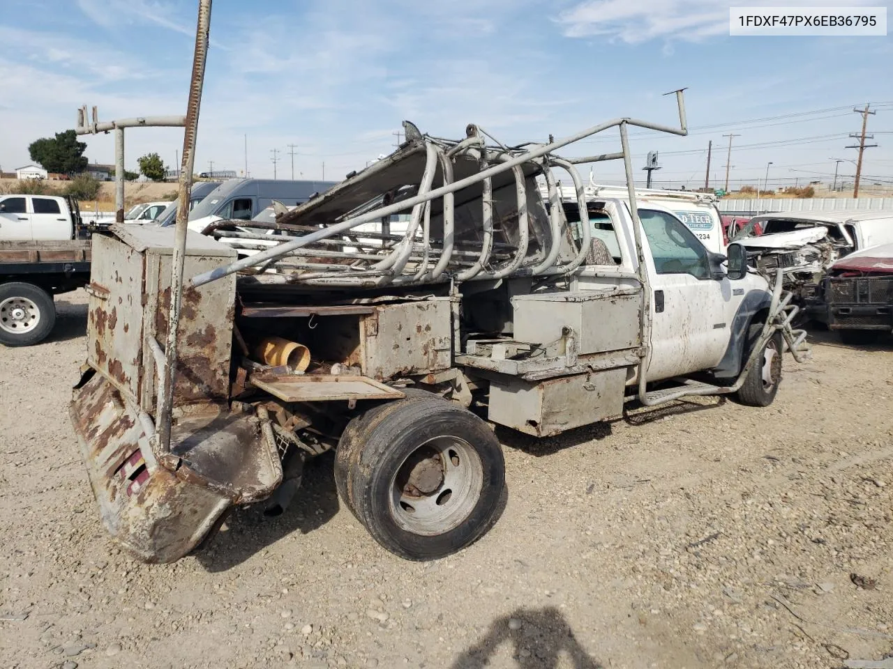 2006 Ford F450 Super Duty VIN: 1FDXF47PX6EB36795 Lot: 74256414