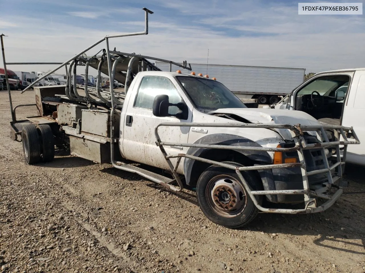 2006 Ford F450 Super Duty VIN: 1FDXF47PX6EB36795 Lot: 74256414