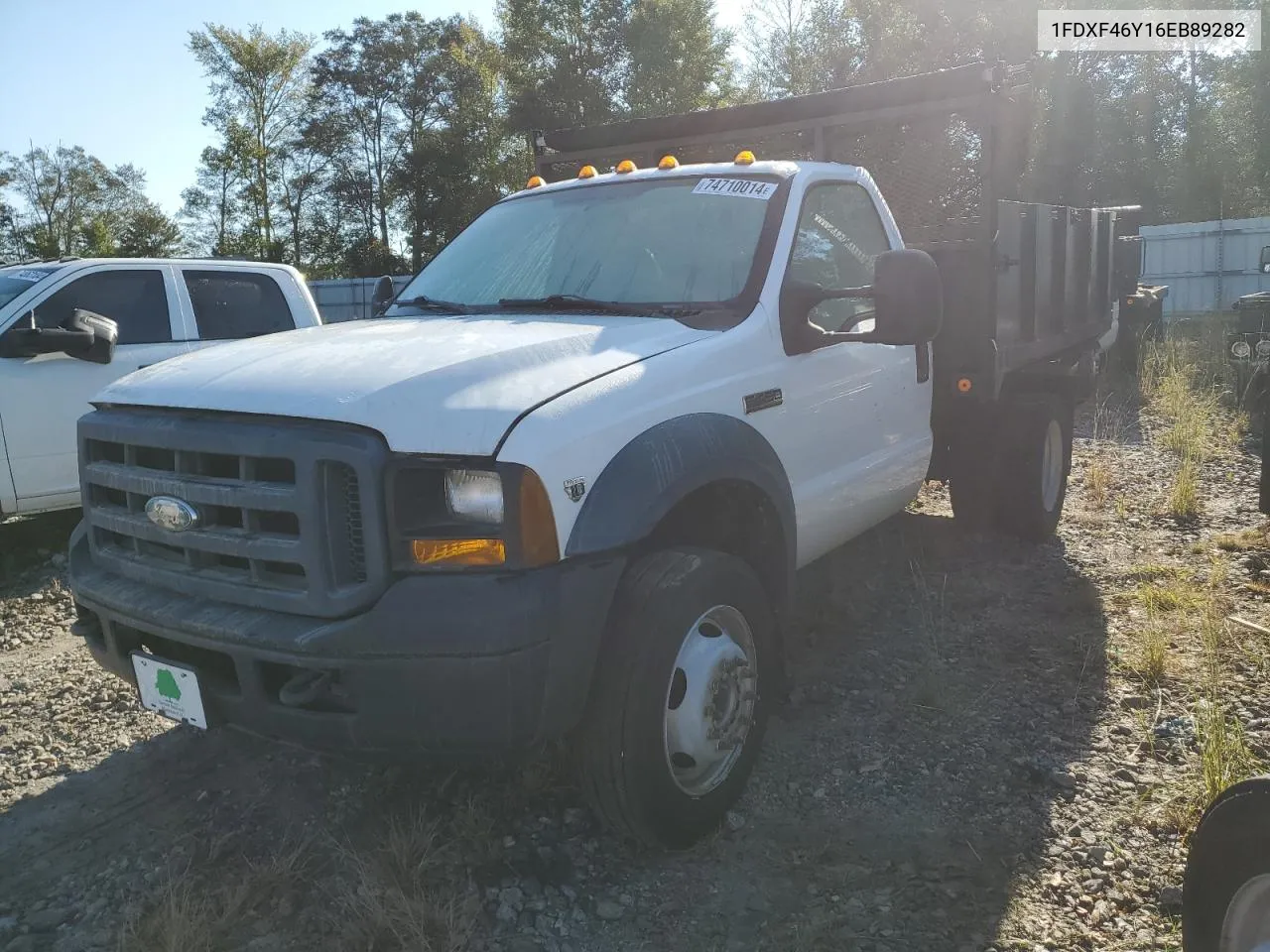 2006 Ford F450 Super Duty VIN: 1FDXF46Y16EB89282 Lot: 74710014