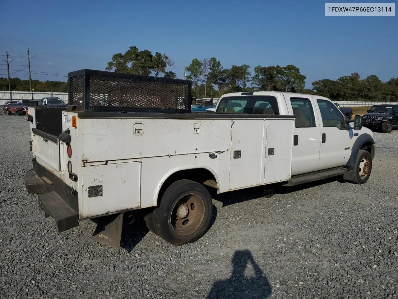 2006 Ford F450 Super Duty VIN: 1FDXW47P66EC13114 Lot: 77970804