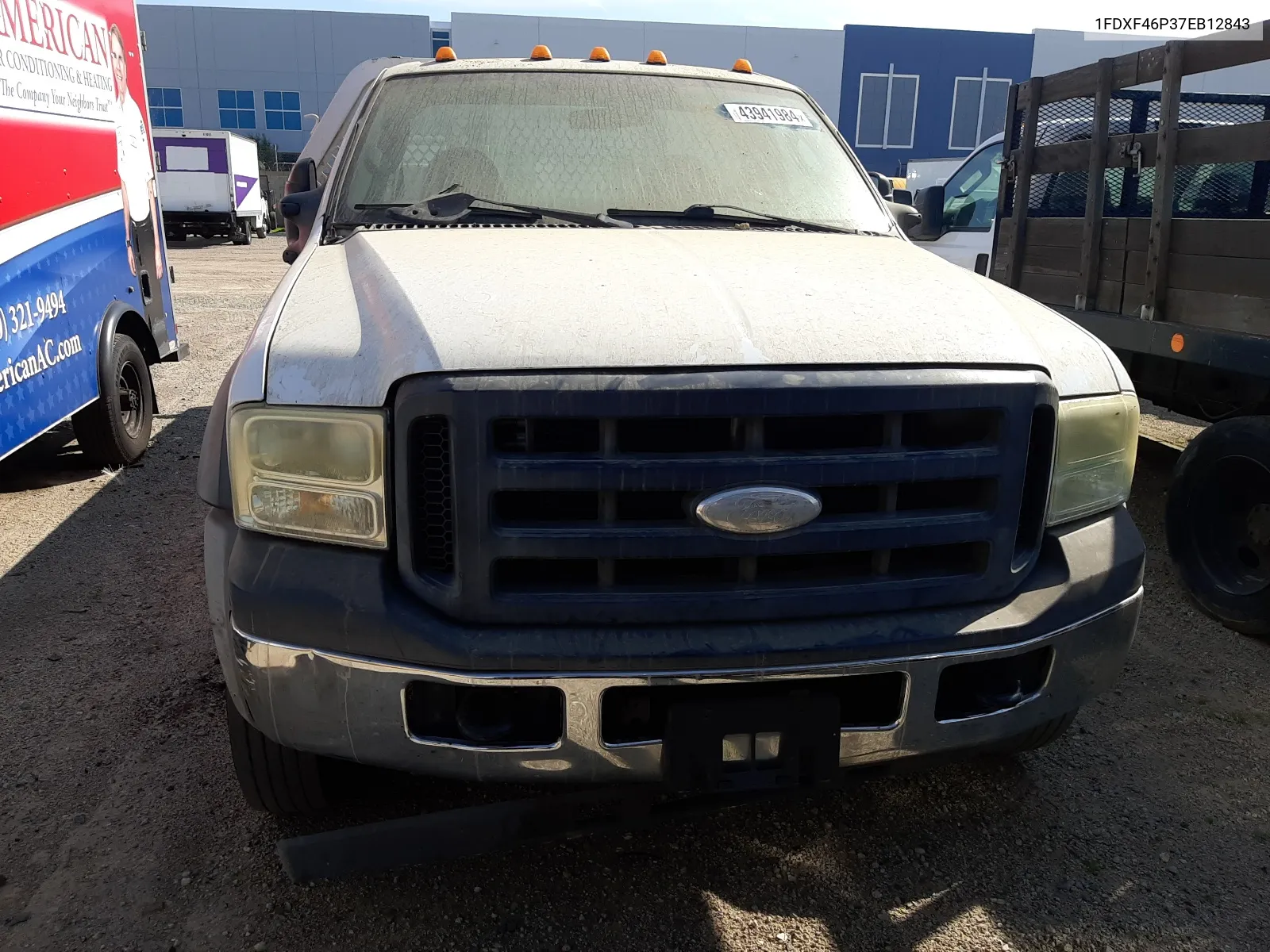 2007 Ford F450 Super Duty VIN: 1FDXF46P37EB12843 Lot: 43941984