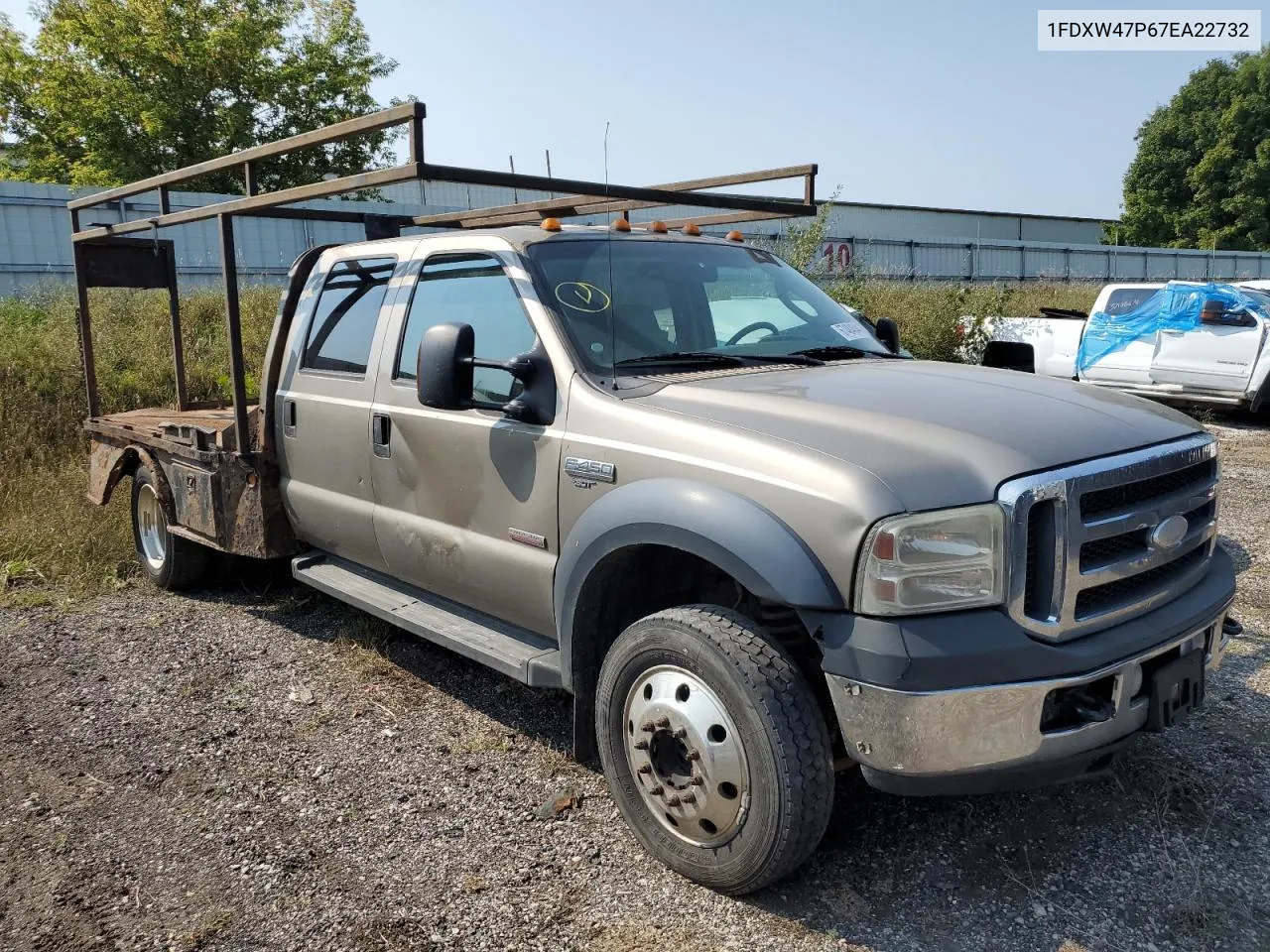 2007 Ford F450 Super Duty VIN: 1FDXW47P67EA22732 Lot: 67484644